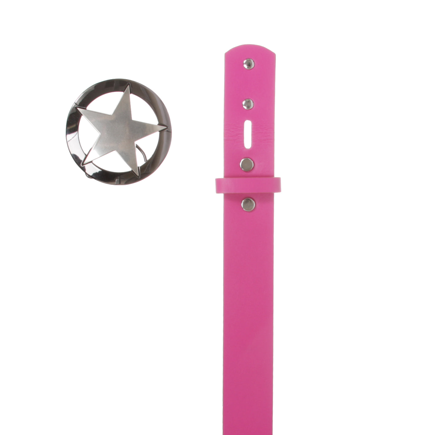 Texas Star Belt & Buckle Combo – PU Leather Snap-On Belt – 19 Colors - OnlineBelts