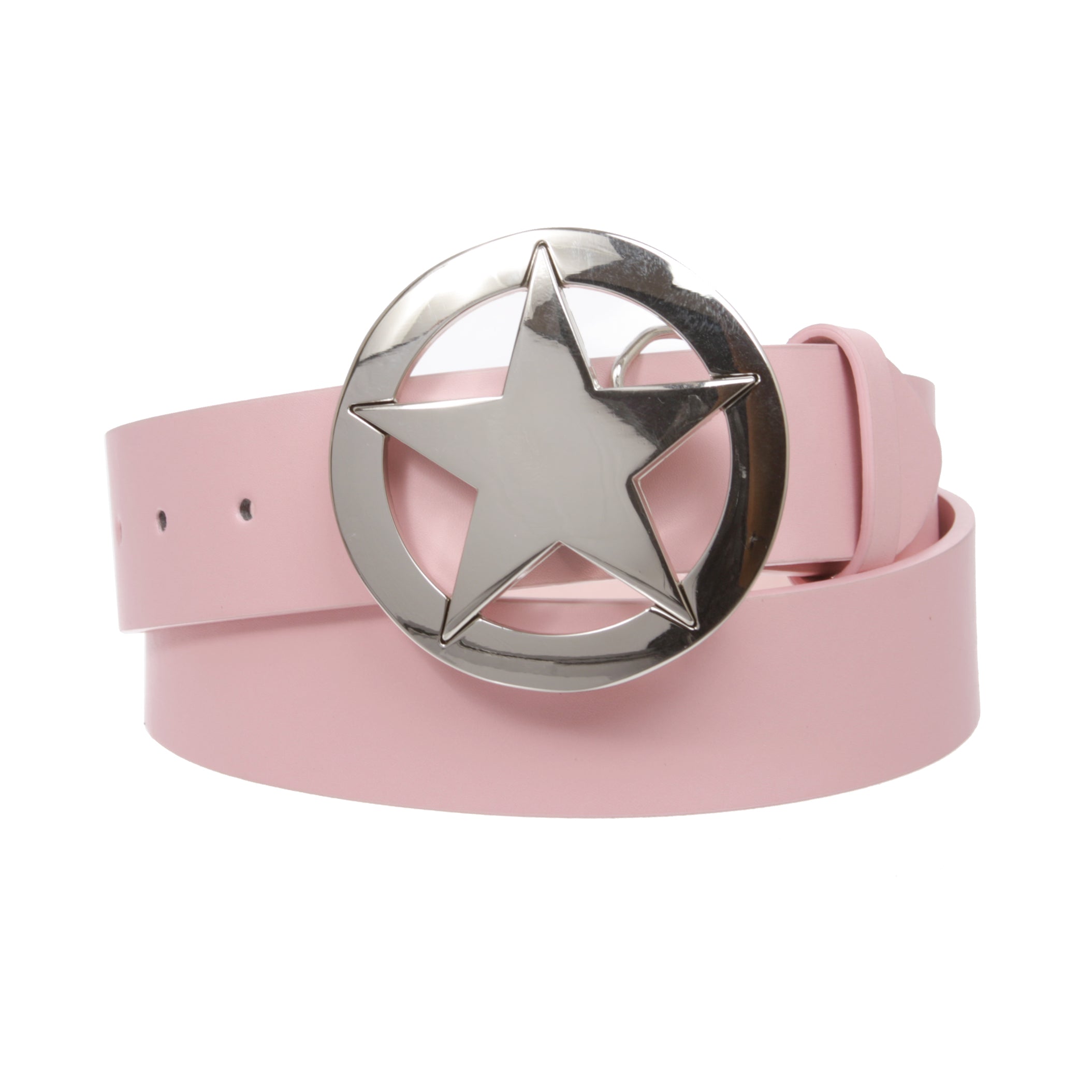 Texas Star Belt & Buckle Combo – PU Leather Snap-On Belt – 19 Colors - OnlineBelts