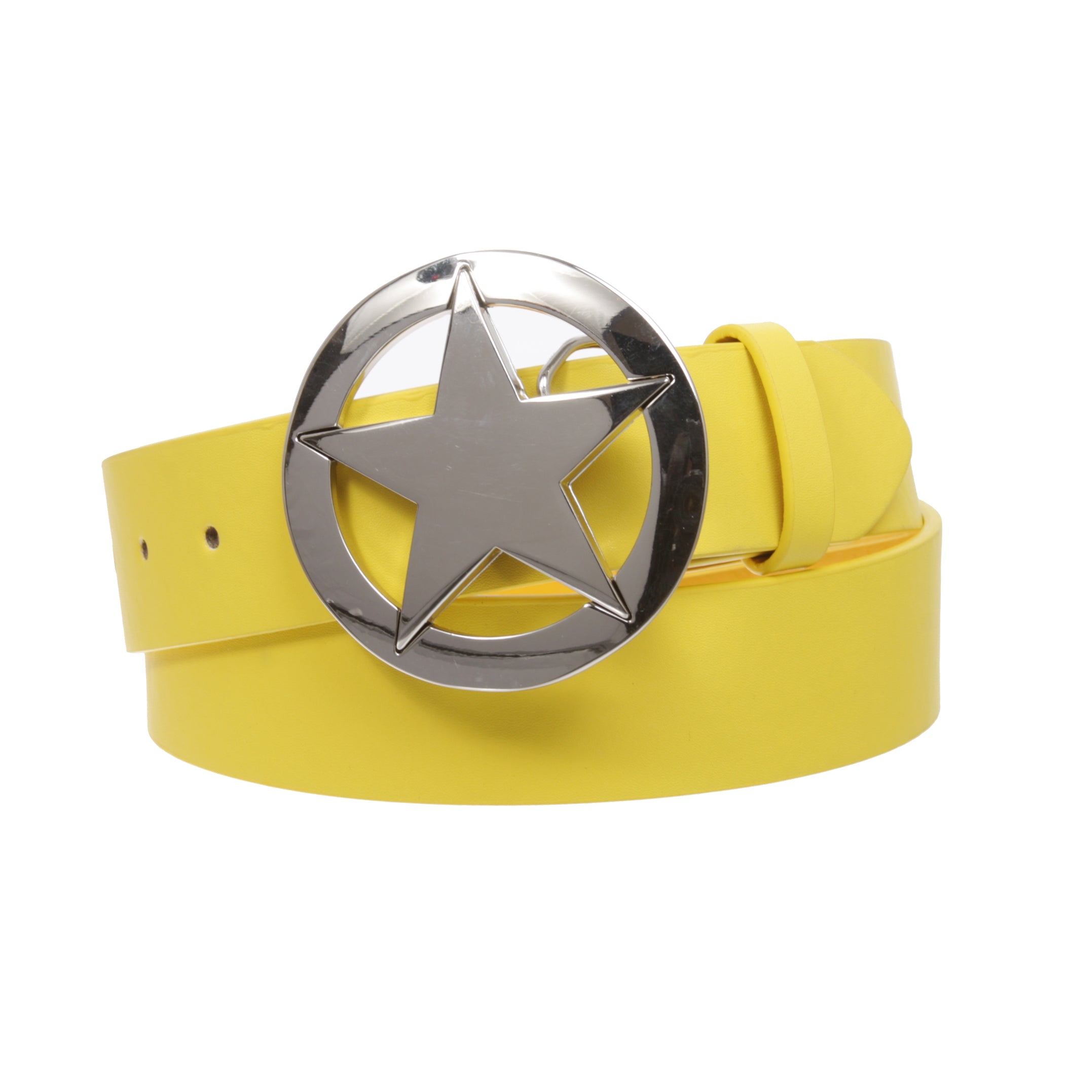 Texas Star Belt & Buckle Combo – PU Leather Snap-On Belt – 19 Colors - OnlineBelts