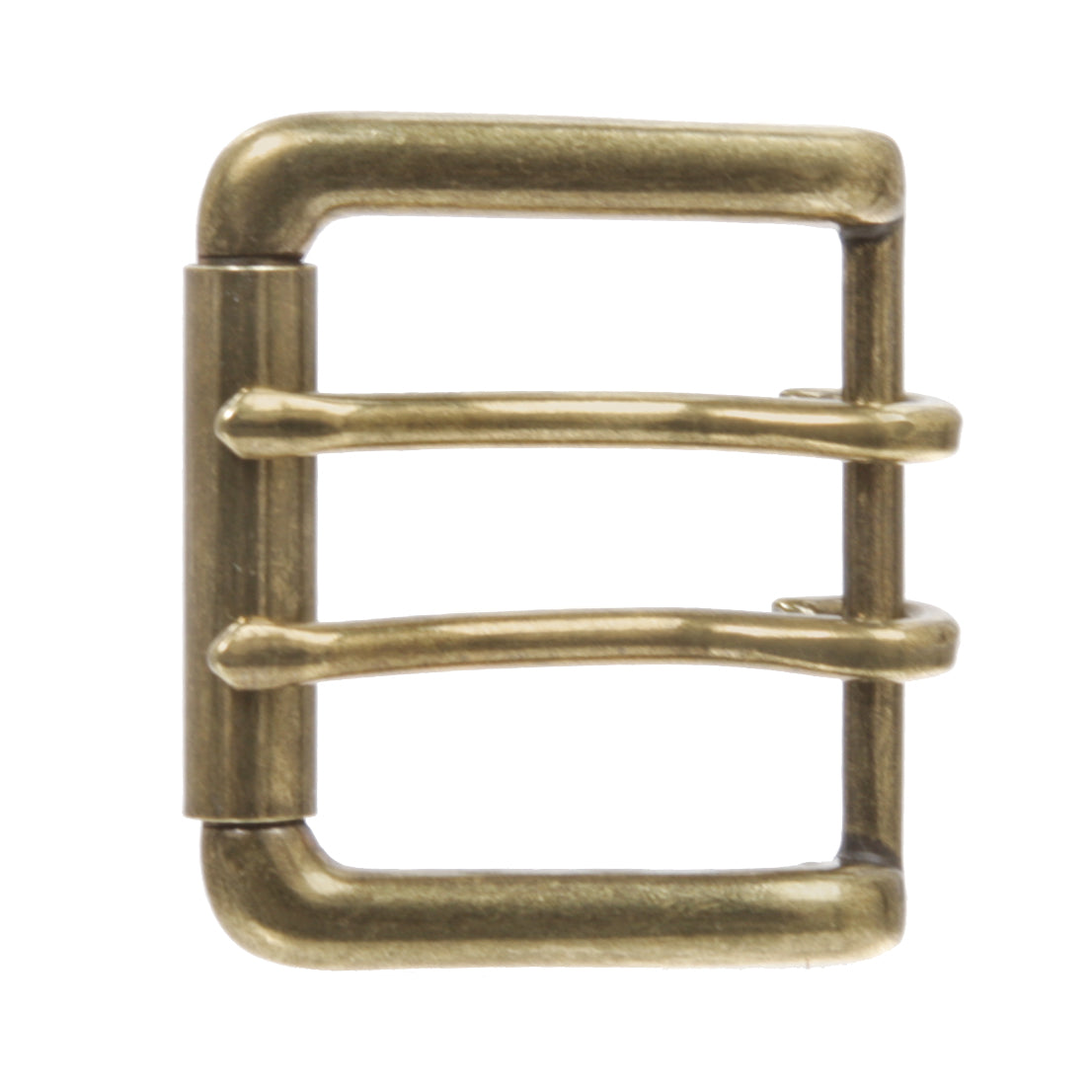 Double Prong Roller Belt Buckle – Zinc Alloy Nickel-Free Fits 1 5/8" Straps