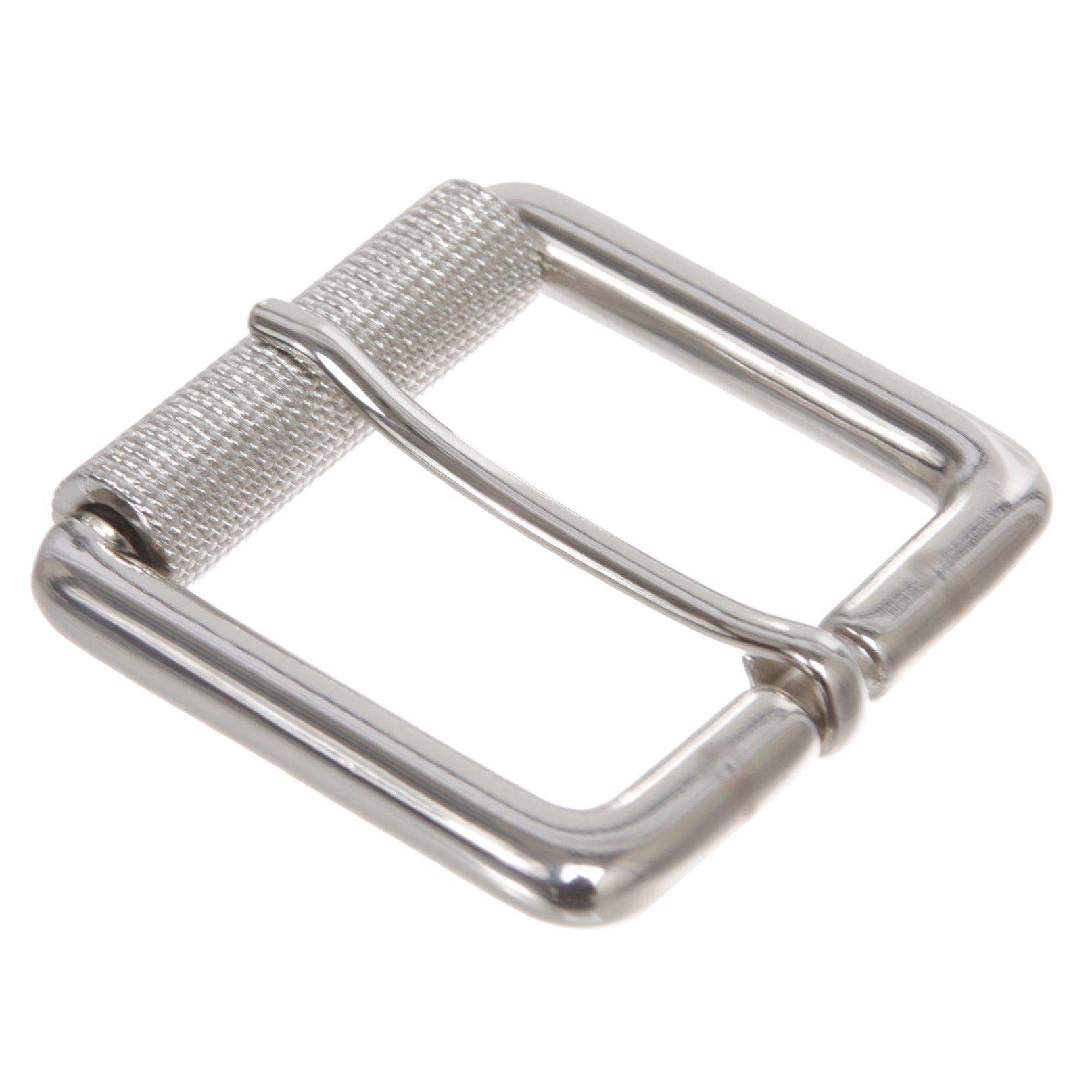 1 5/8" (43 mm) Nickel Free Single Prong Square Roller Belt Buckle