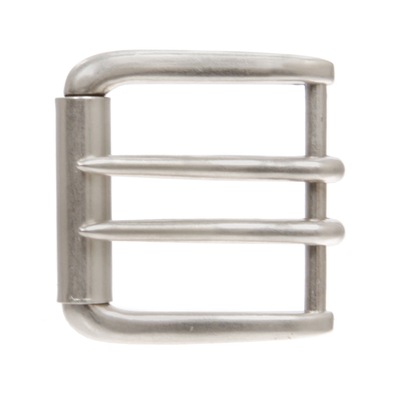 1 5/8" (40 mm) Nickel Free Double Prong Square Roller Belt Buckle