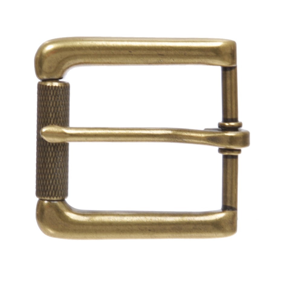 1 3/8" (35 mm) Nickle Free Single Prong Square Roller Belt Buckle - OnlineBelts