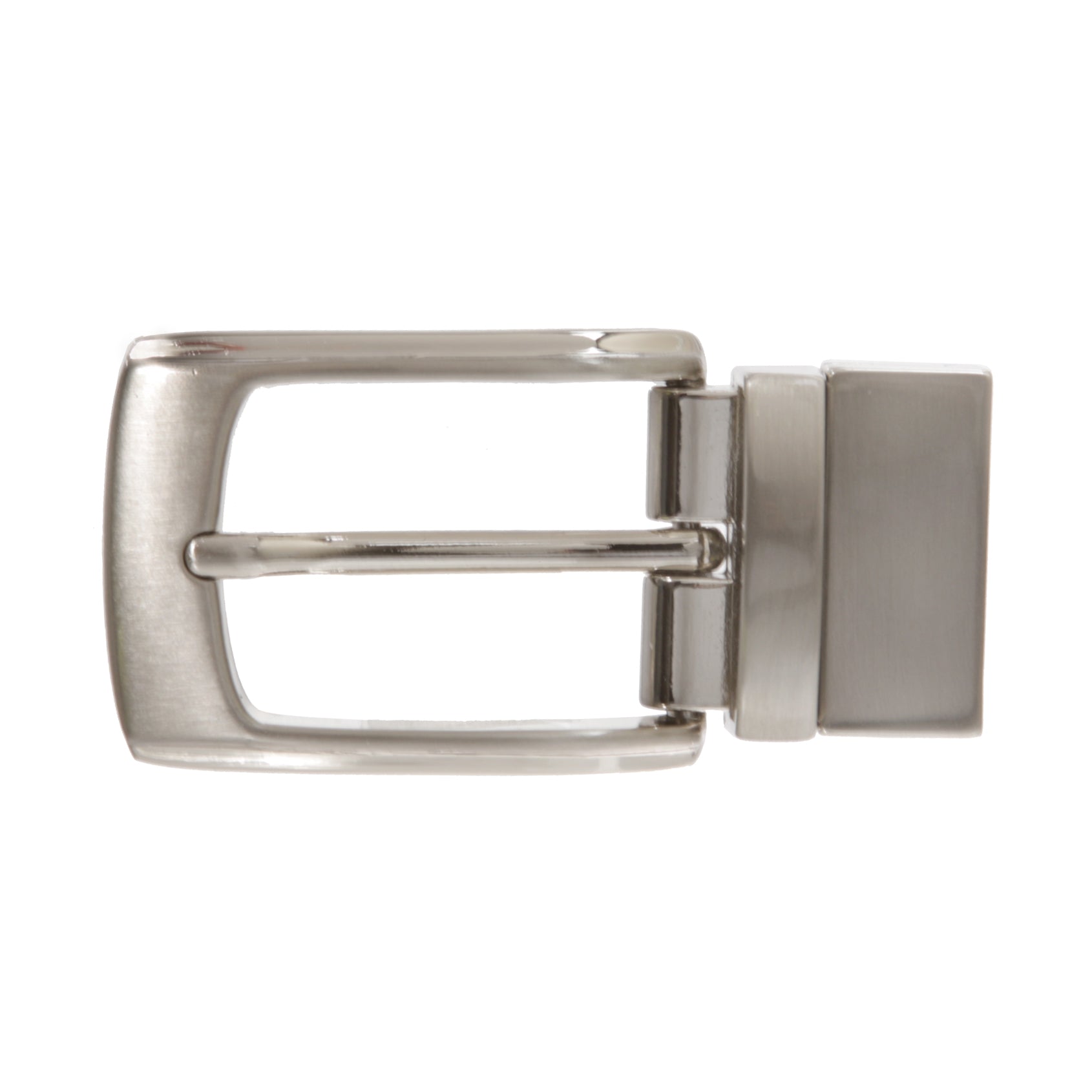 1 1/8 Inch (30 mm) Reversible Clamp Rectangular Belt Buckle