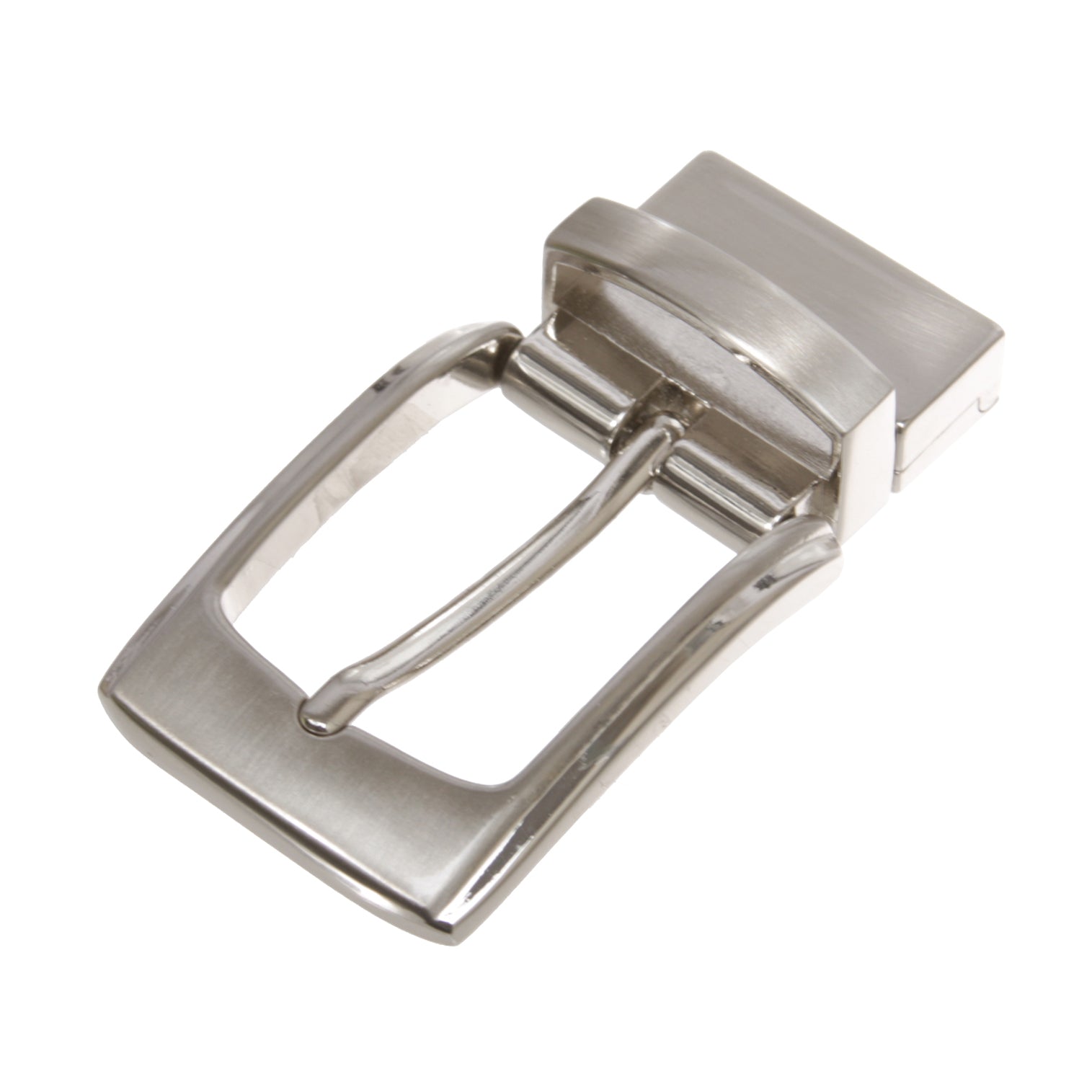 1 1/8 Inch (30 mm) Reversible Clamp Rectangular Belt Buckle