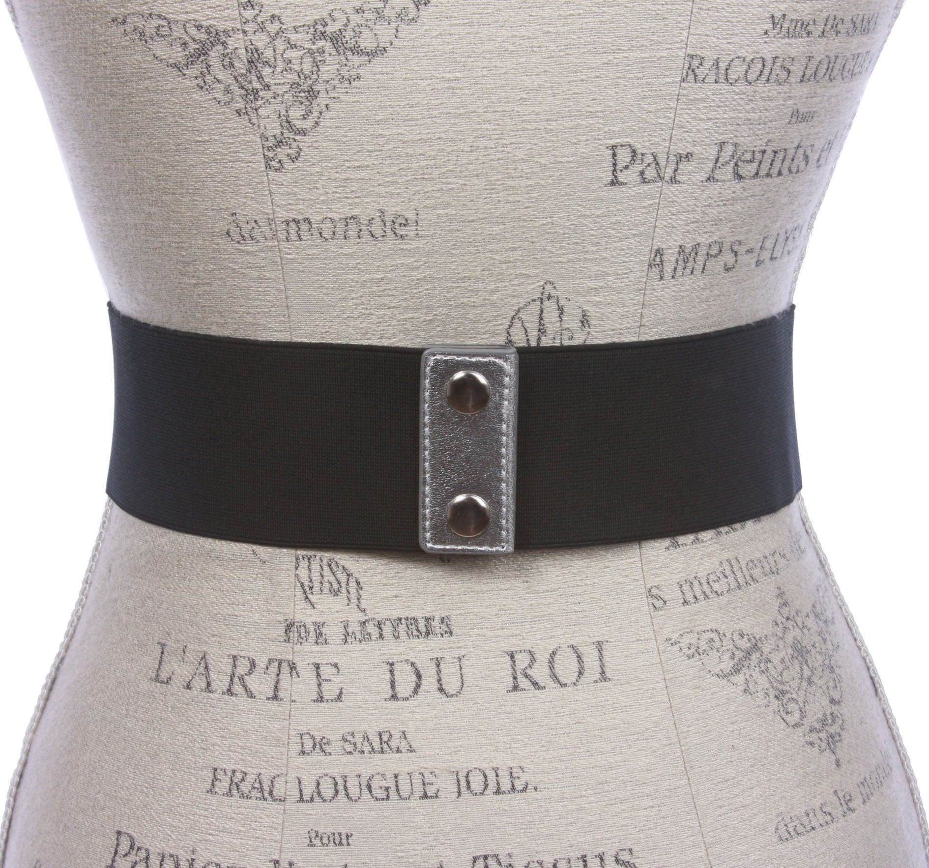 Womens 2 3/8'' High Waist Braided Stretch Belt - OnlineBelts