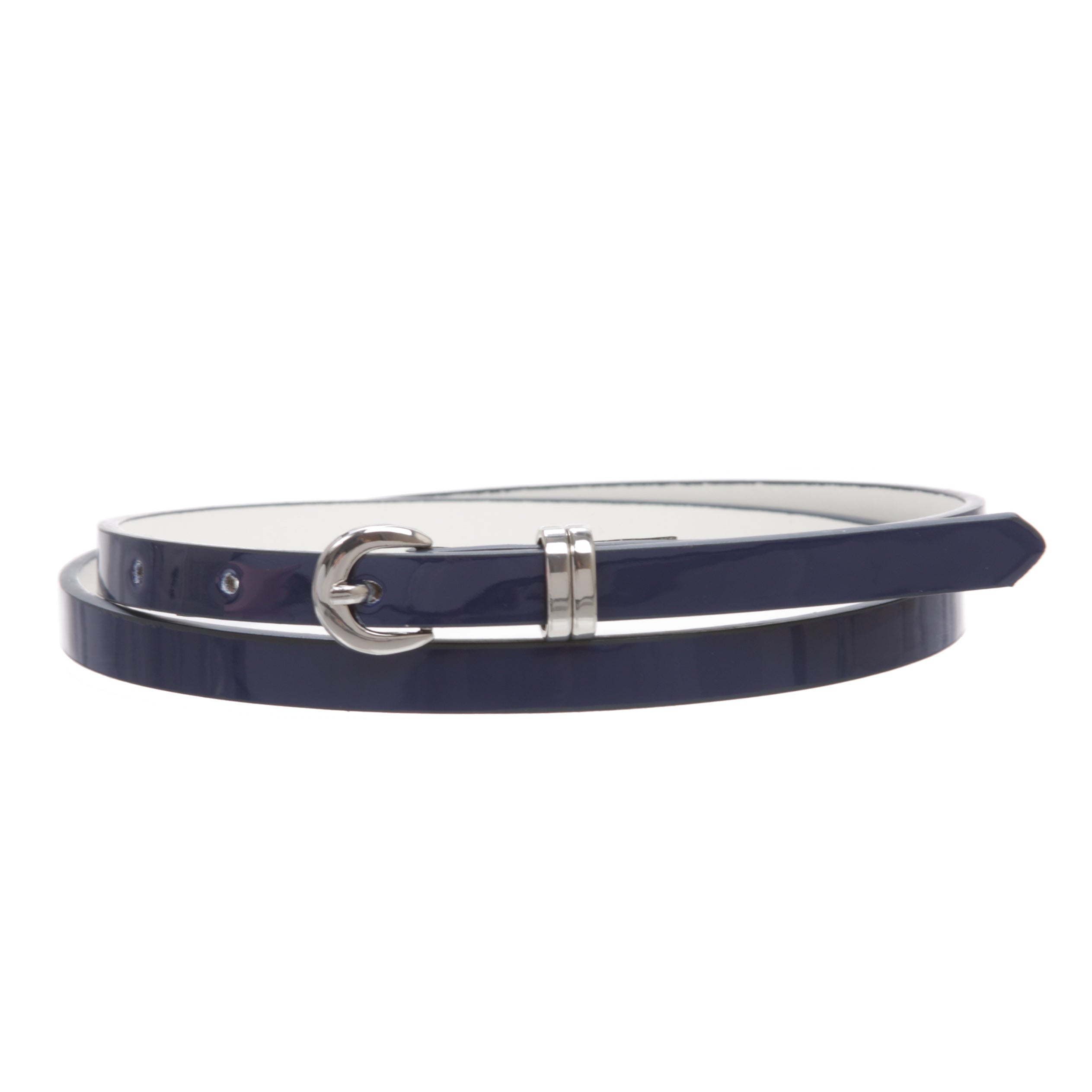 1/2" inch Patent Leather Skinny Belt - OnlineBelts
