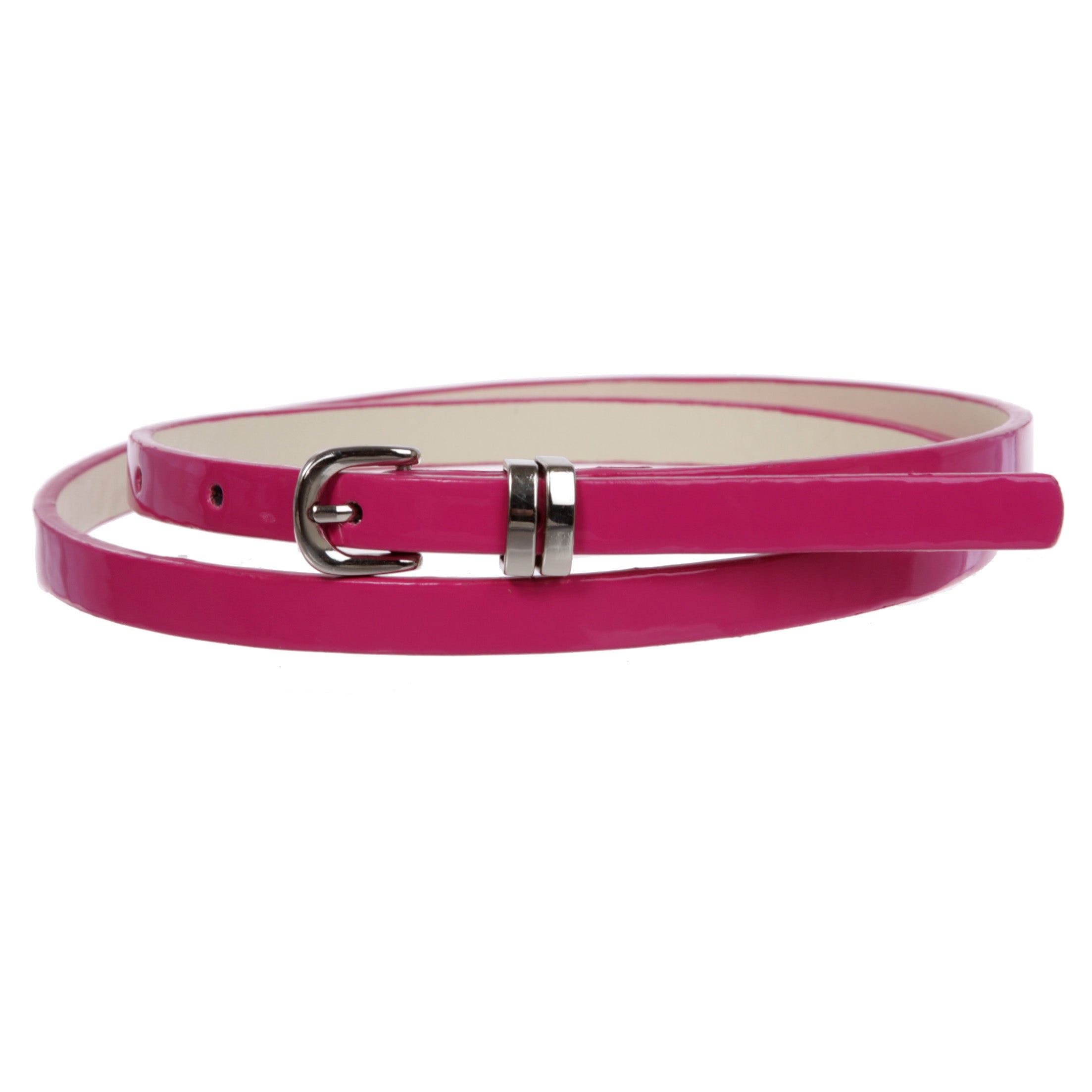 1/2" inch Patent Leather Skinny Belt - OnlineBelts