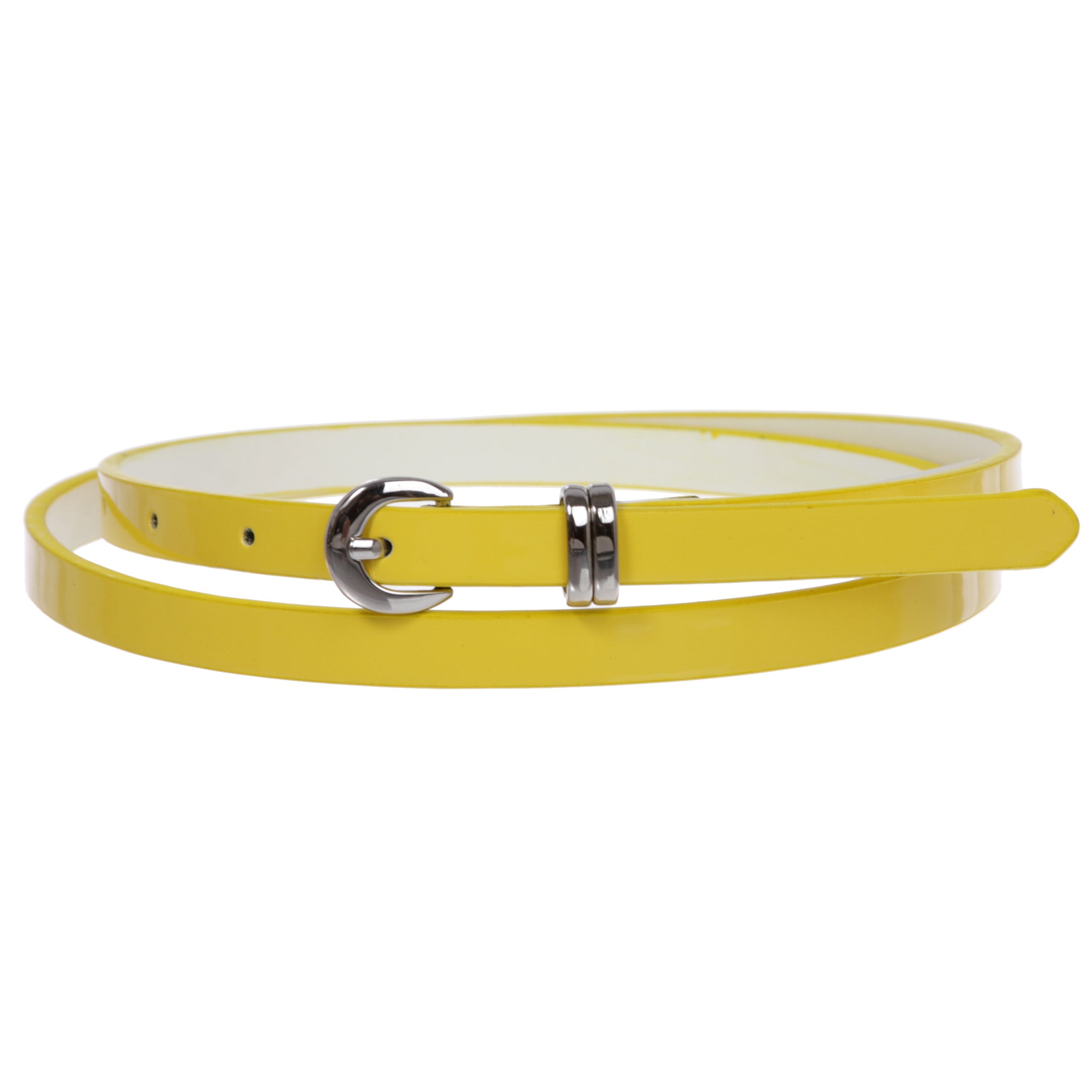 1/2" inch Patent Leather Skinny Belt - OnlineBelts