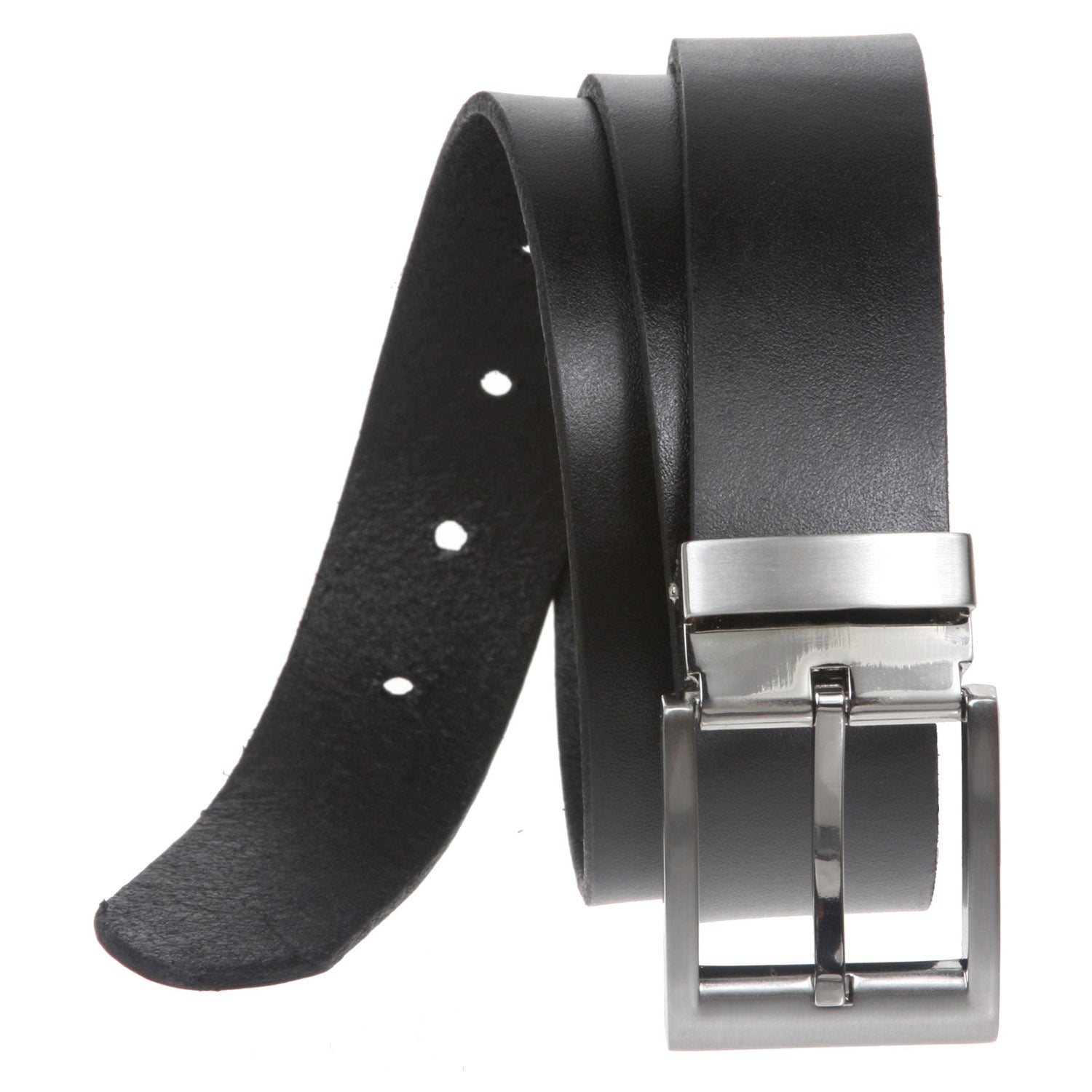 1 1/4" Clamp On Nickel Free Cut-to-Fit Top Grain Cowhide Plain Leather Belt - OnlineBelts