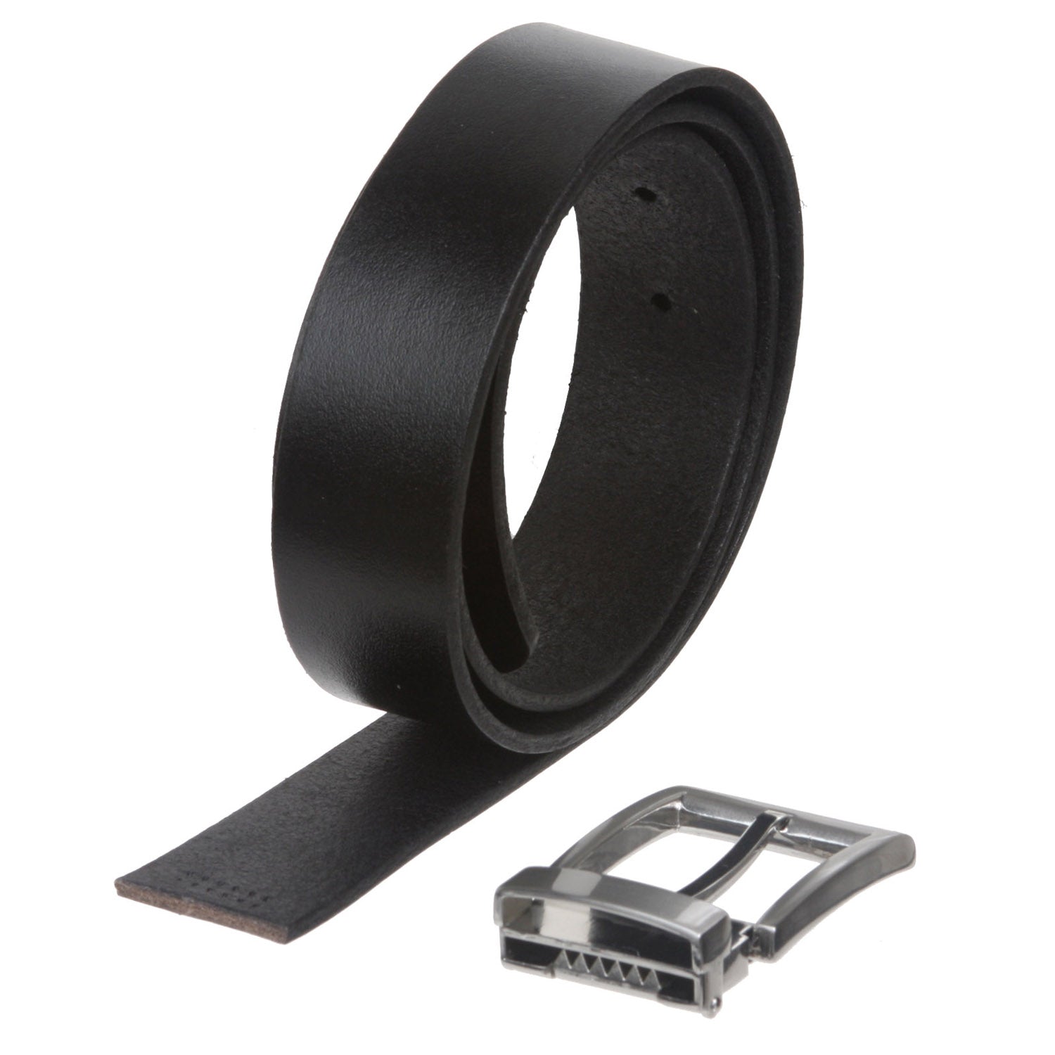 Men's or Women's 1 1/4 Inch (33 mm) Clamp On Nickel Free Cut-to-Fit Leather Belt - OnlineBelts