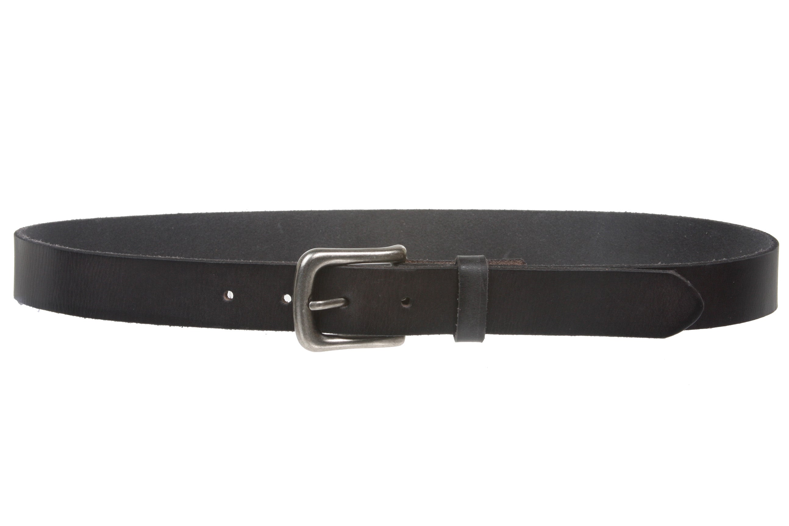 1 1/8" Snap On Oil Tanned Skinny Vintage Cowhide Leather Belt - OnlineBelts