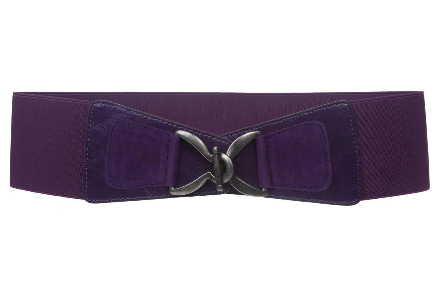 Women's 3" (75 mm) Wide High Waist Fashion Stretch Belt - OnlineBelts