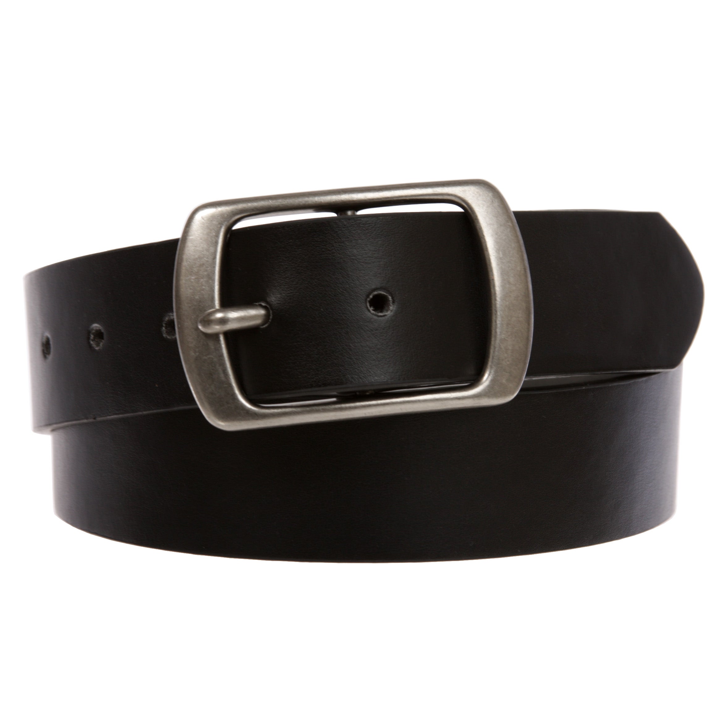 Women Casual PU Leather Dress Belt With Square Single Prong Buckle - OnlineBelts
