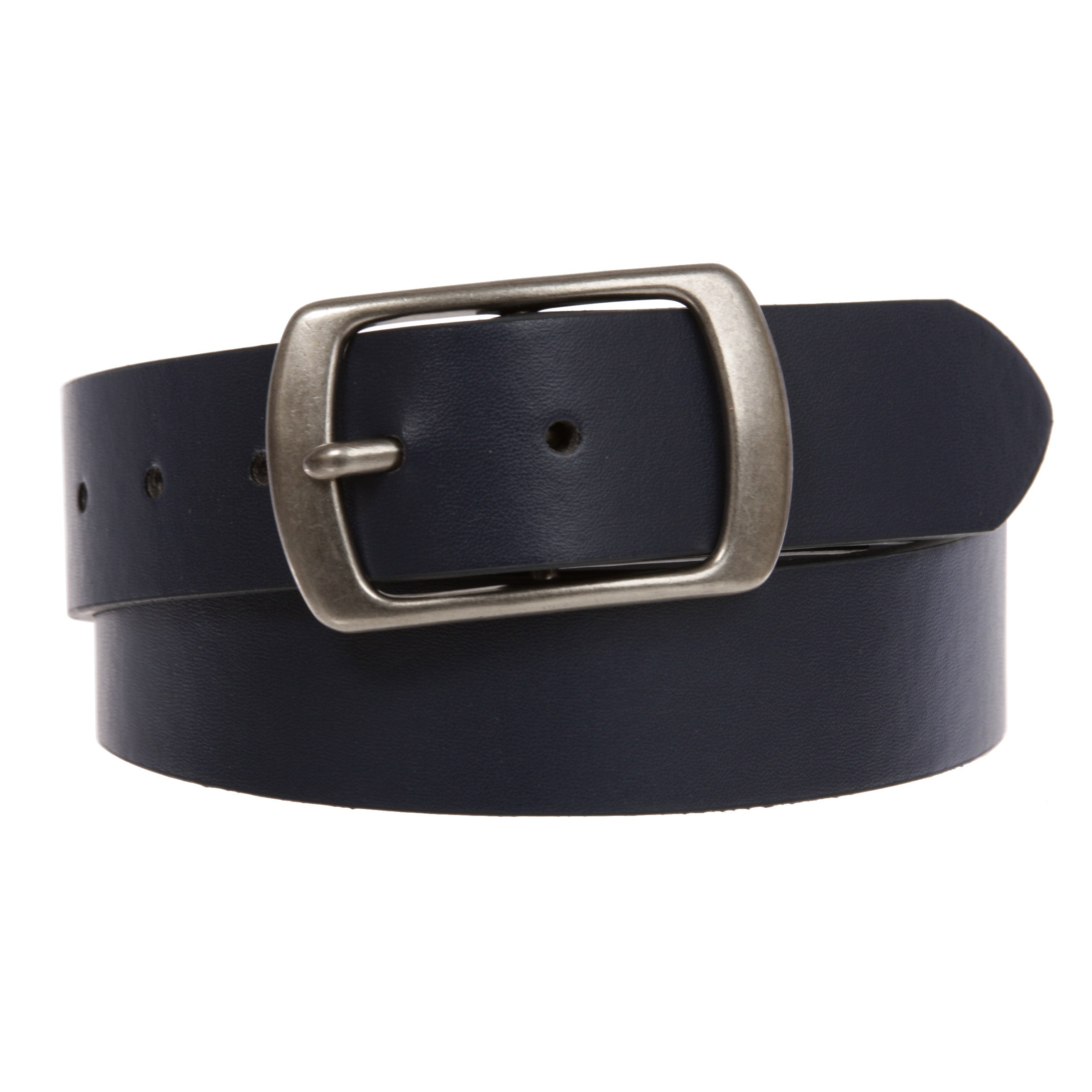 Women Casual PU Leather Dress Belt With Square Single Prong Buckle - OnlineBelts