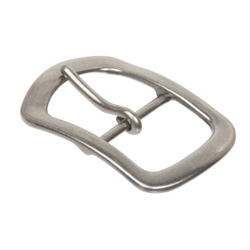 1 1/2" (38 mm) Single Prong Oval Center Bar Belt Buckle