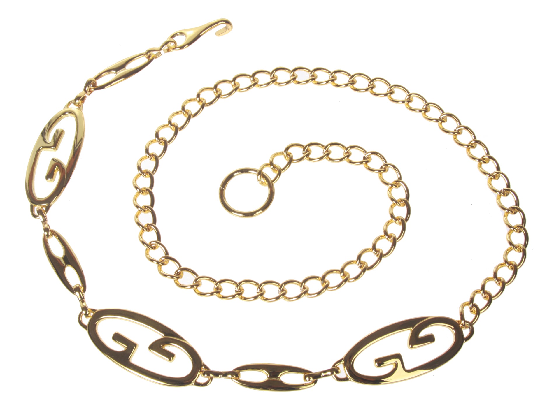 Ladies Fashion Metal Chain Belt - OnlineBelts