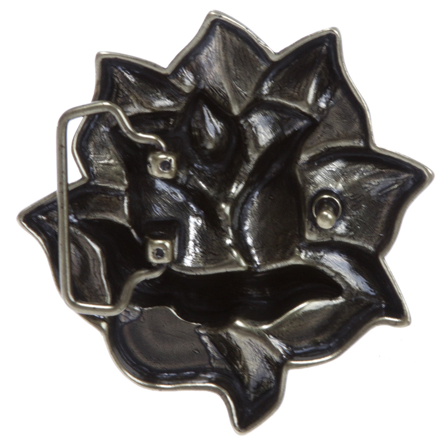 Western 3D Rose Floral Belt Buckle - OnlineBelts