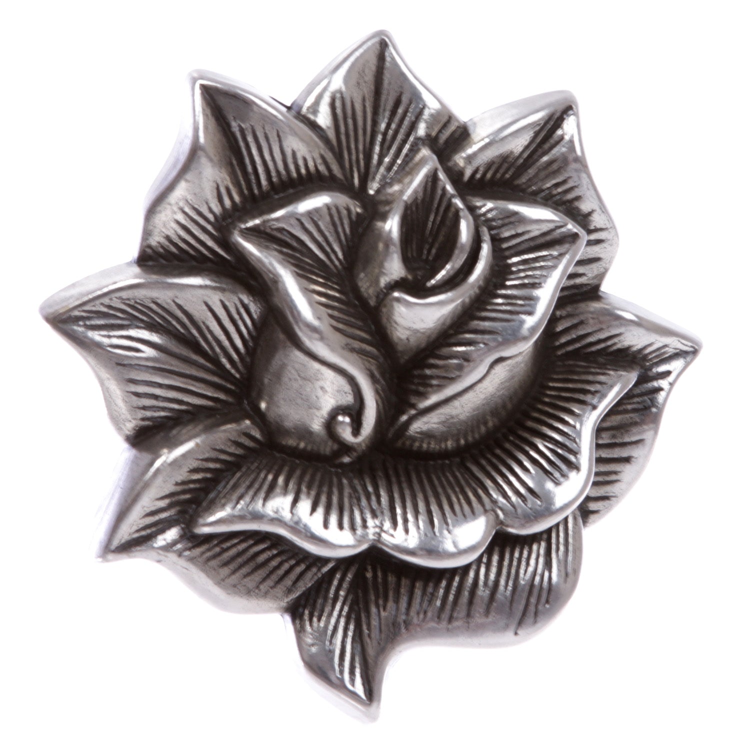 Western 3D Rose Floral Belt Buckle - OnlineBelts