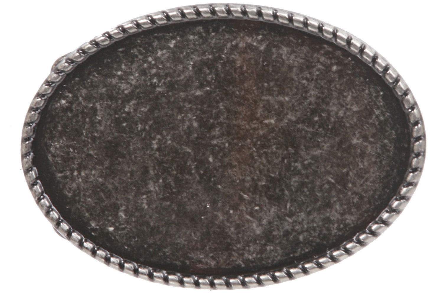 Western Plain Oval Hammered Vintage Belt Buckle