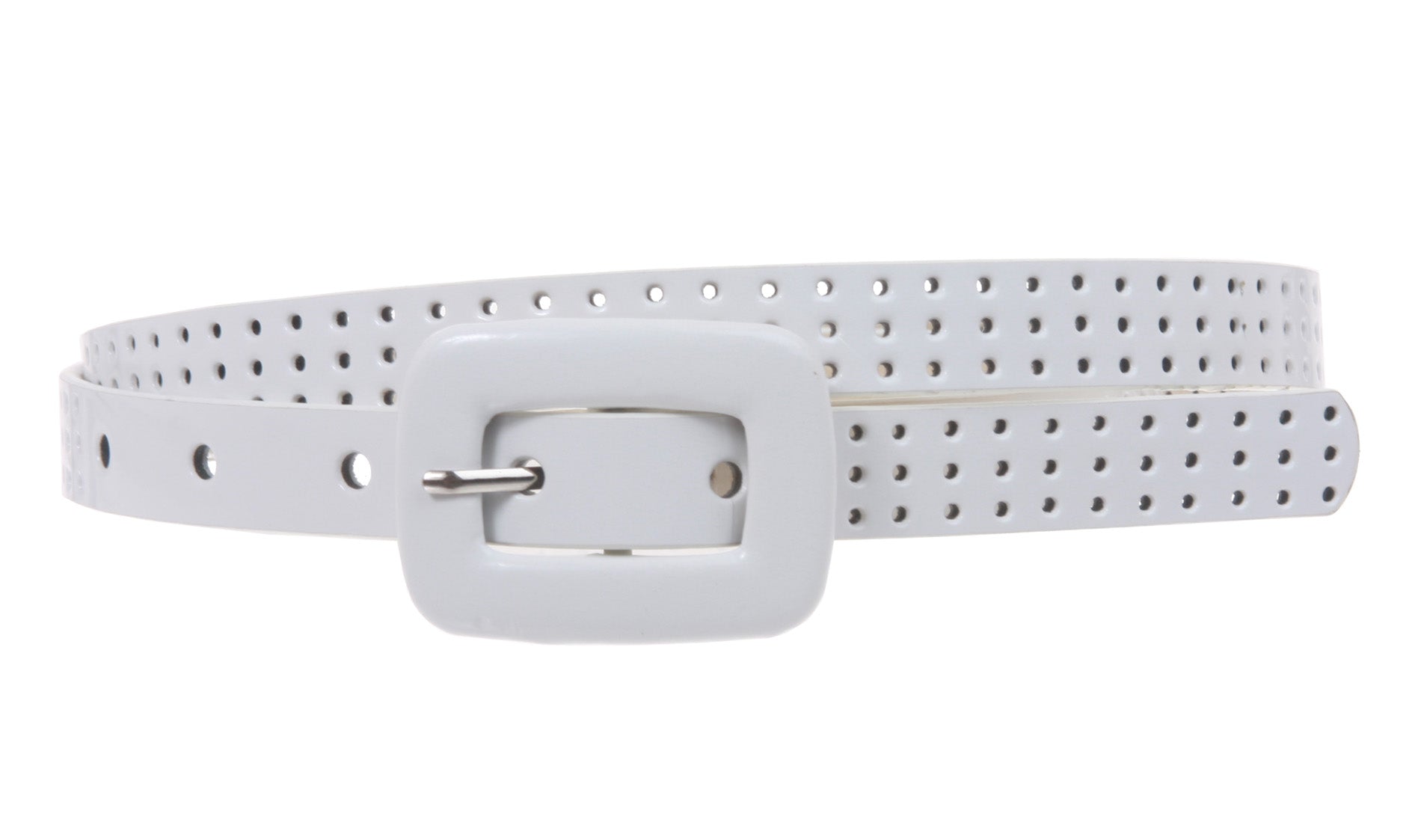 5/8 Inch Wide Patent Skinny Leather Belt