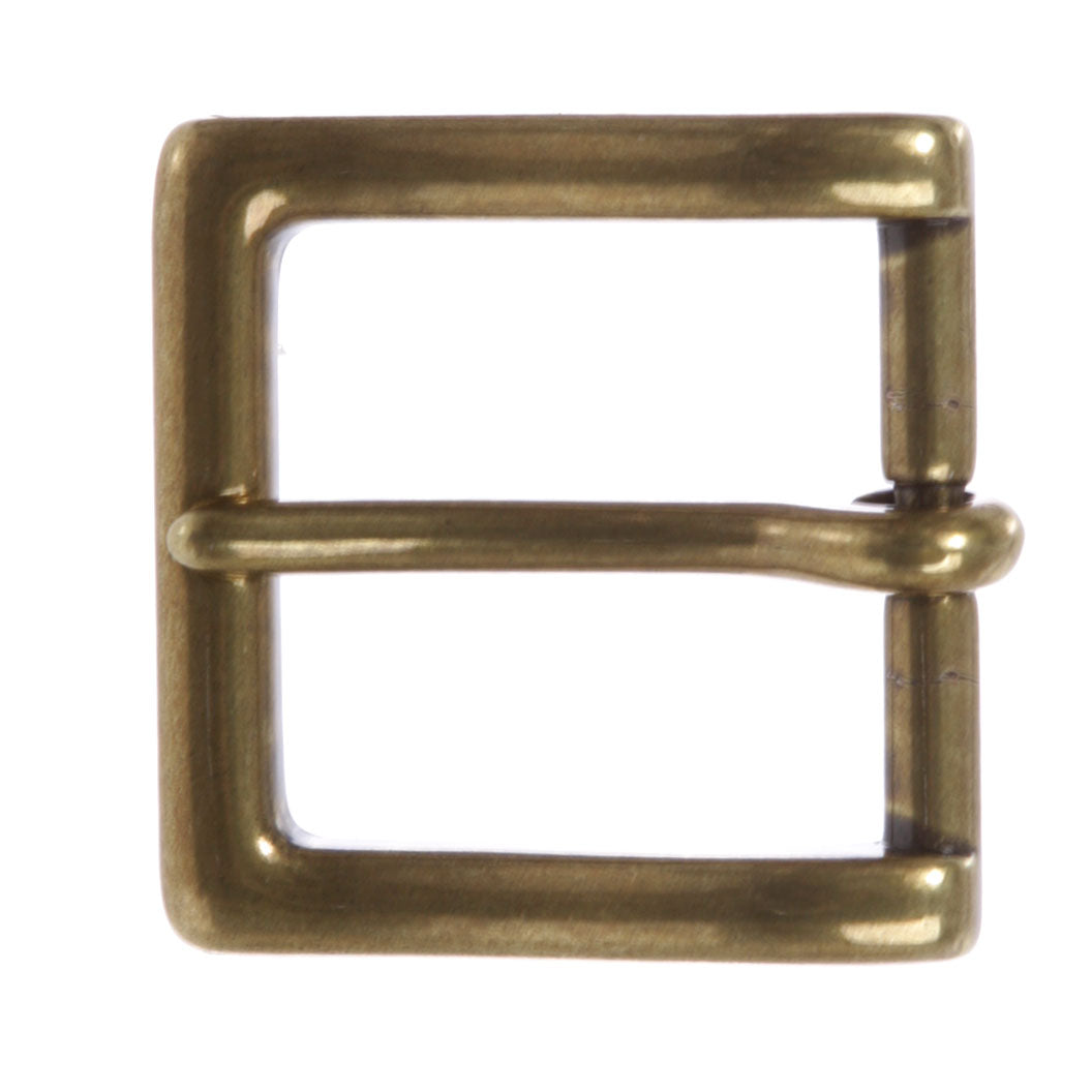 1 1/2" (38 mm) Heavy Duty Nickel Free Single Prong Square Belt Buckle - OnlineBelts