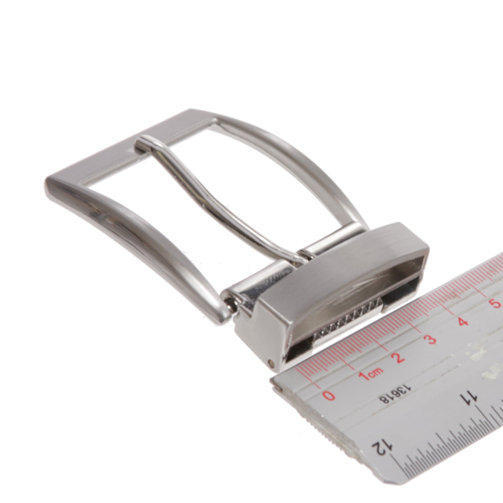 1 5/8" (40 mm) Nickel Free Rectangular Clamp Belt Buckle - OnlineBelts