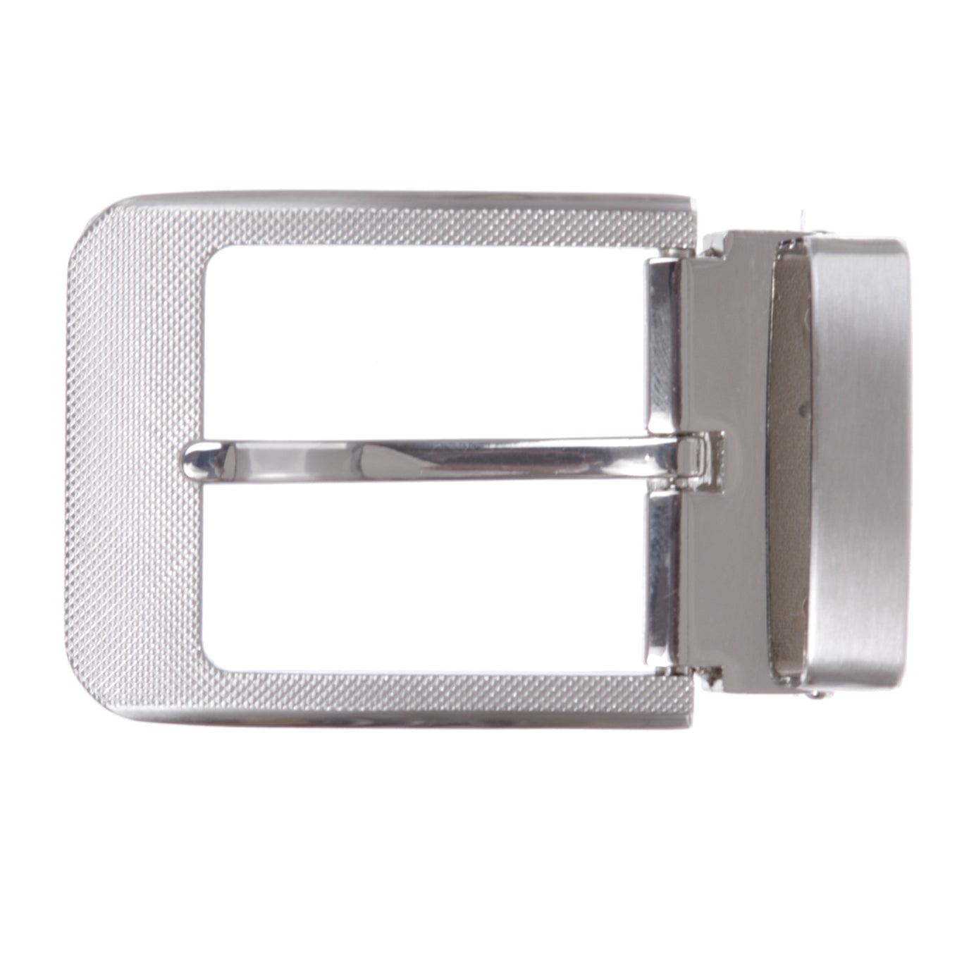 1 5/8" (40 mm) Nickel Free Rectangular Clamp Belt Buckle - OnlineBelts
