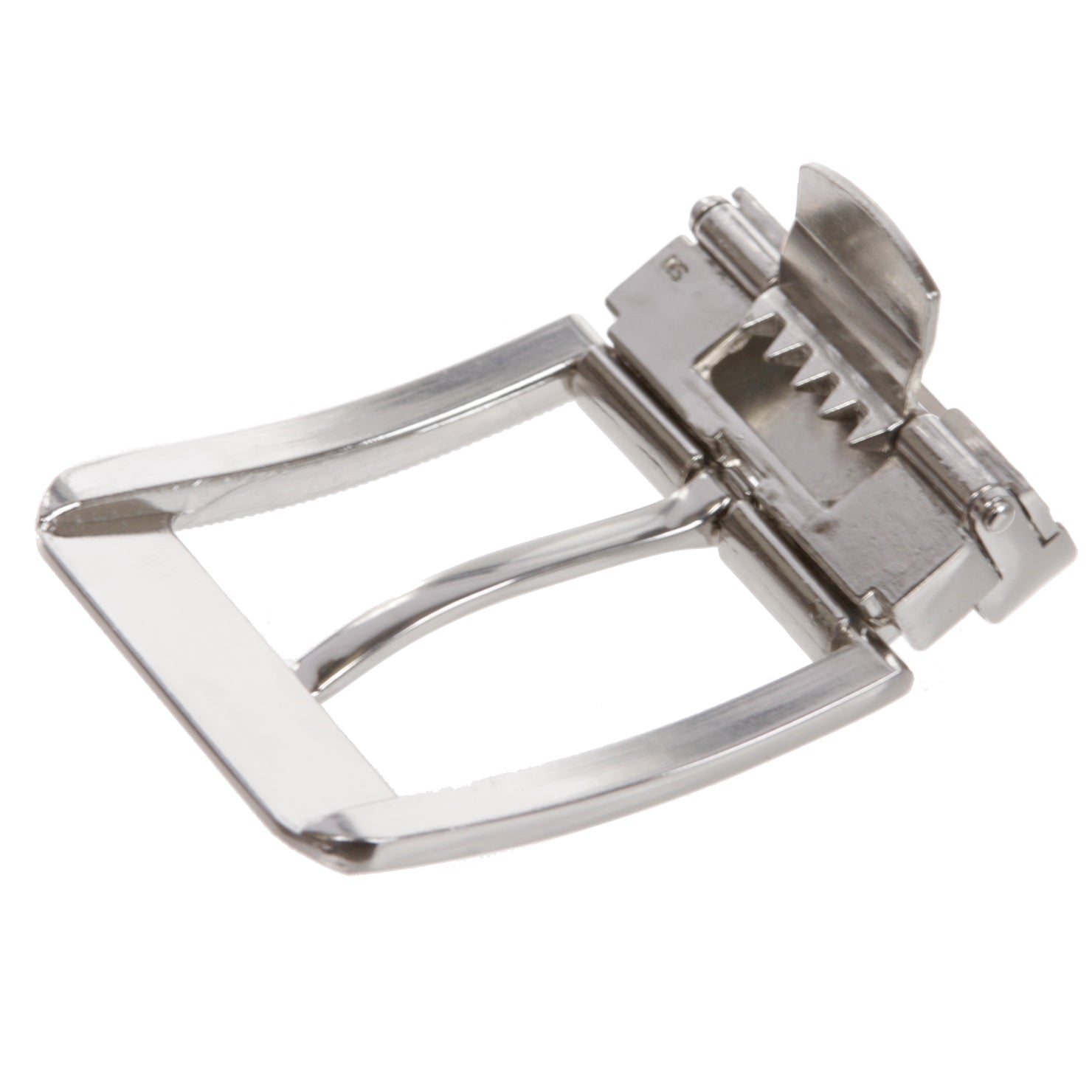 1 5/8" (40 mm) Nickel Free Rectangular Clamp Belt Buckle - OnlineBelts