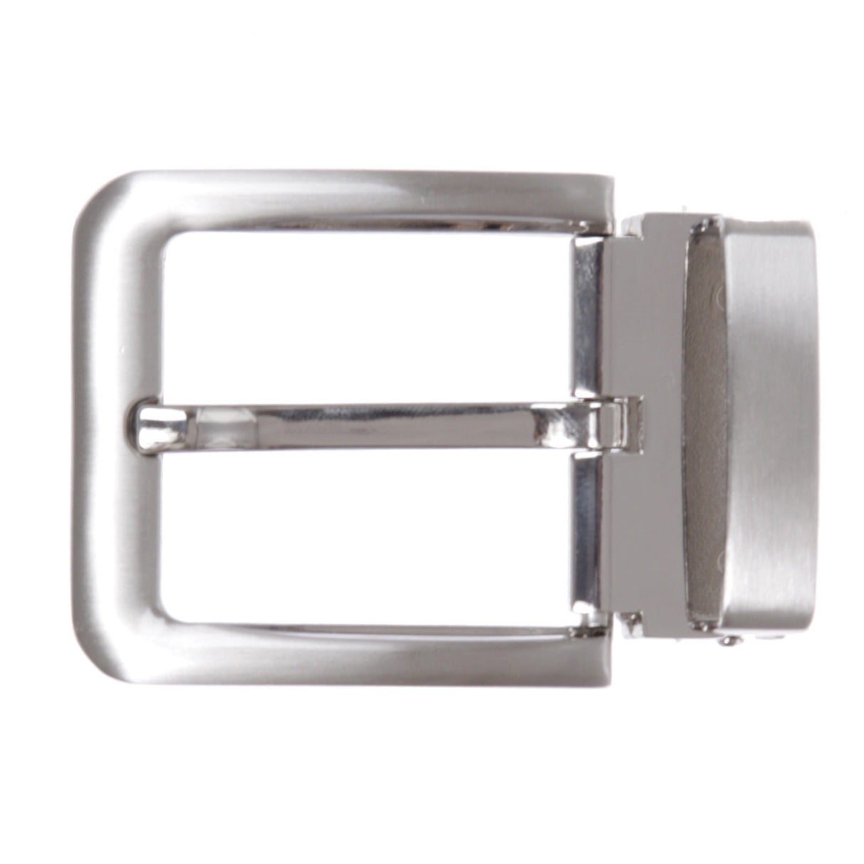 1 5/8" (40mm) Nickel Free Square Rectangular Clamp Belt Buckle - OnlineBelts