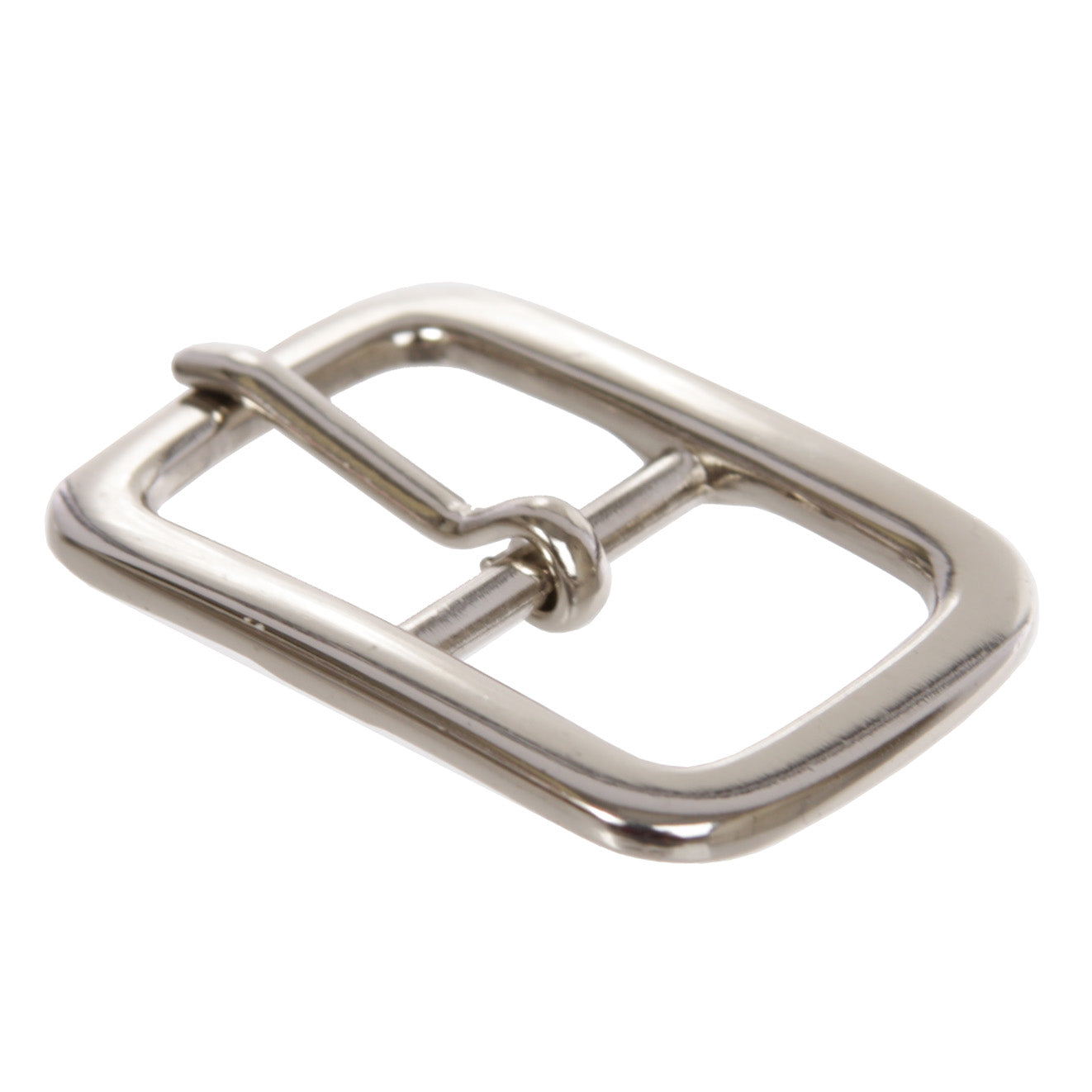 3/4" Center Bar Single Prong Rectangular Belt Buckle - OnlineBelts