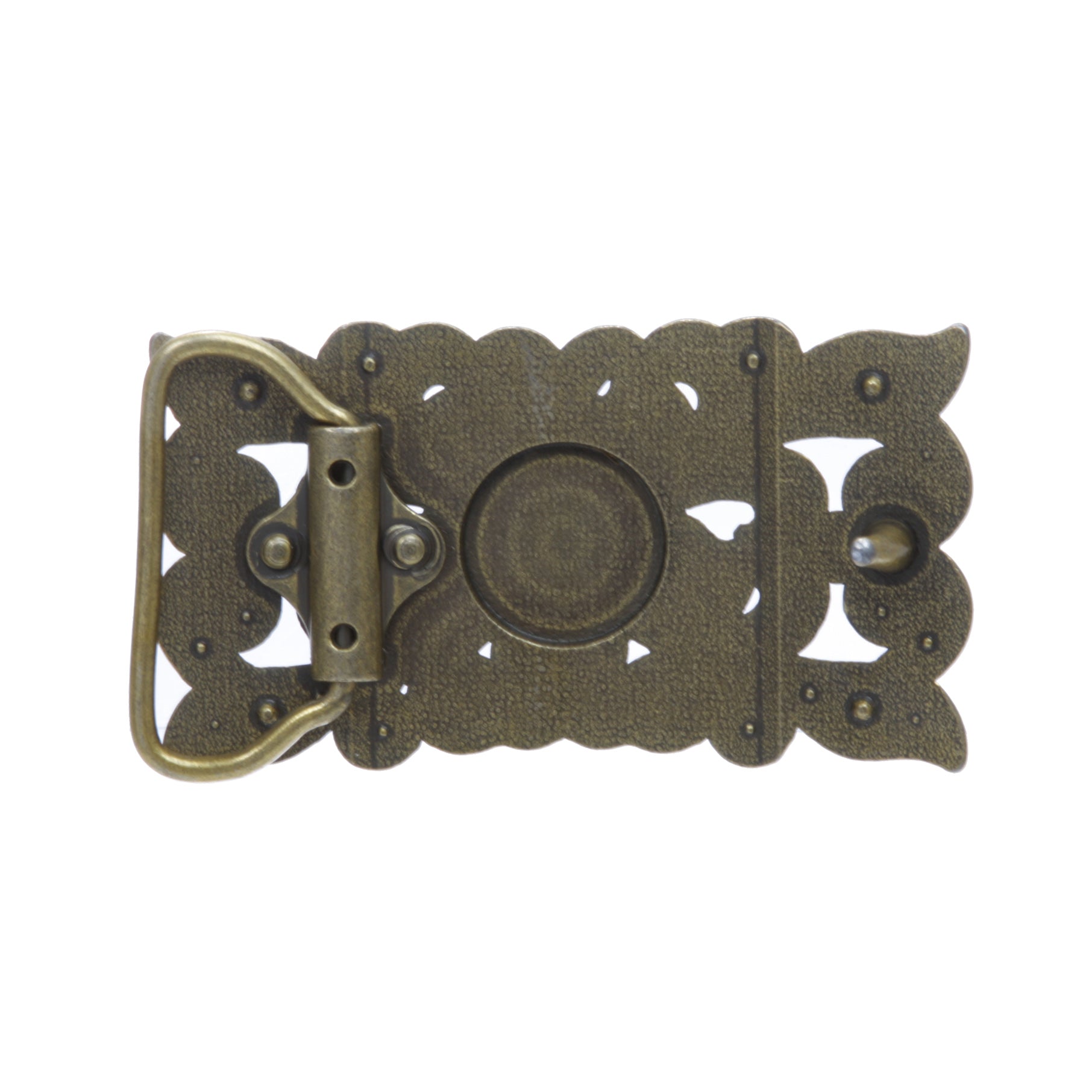 Western Double Layer Rhinestone Floral Belt buckle - OnlineBelts