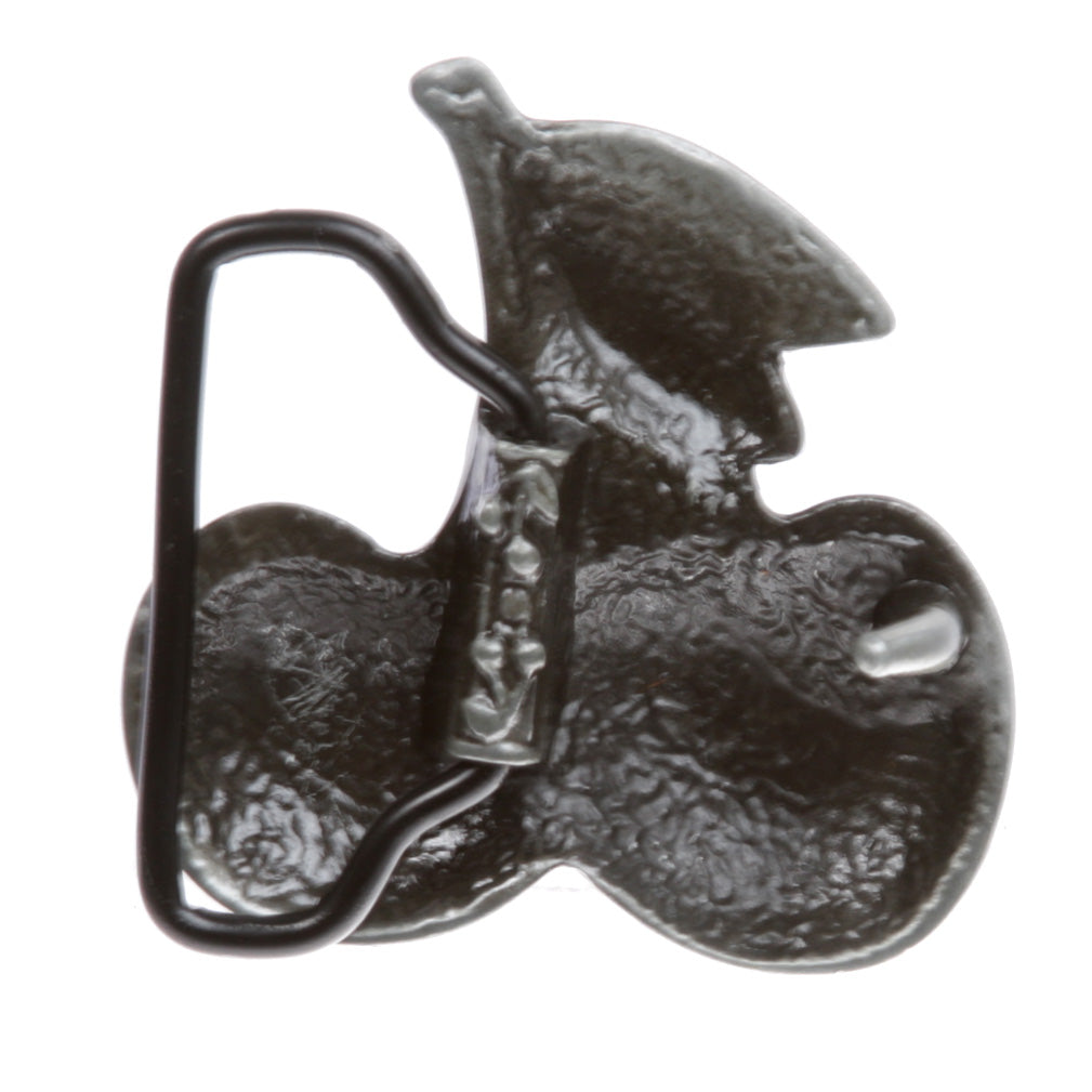 Enameled Twin Red Cherry Fruit Shape Belt Buckle - OnlineBelts