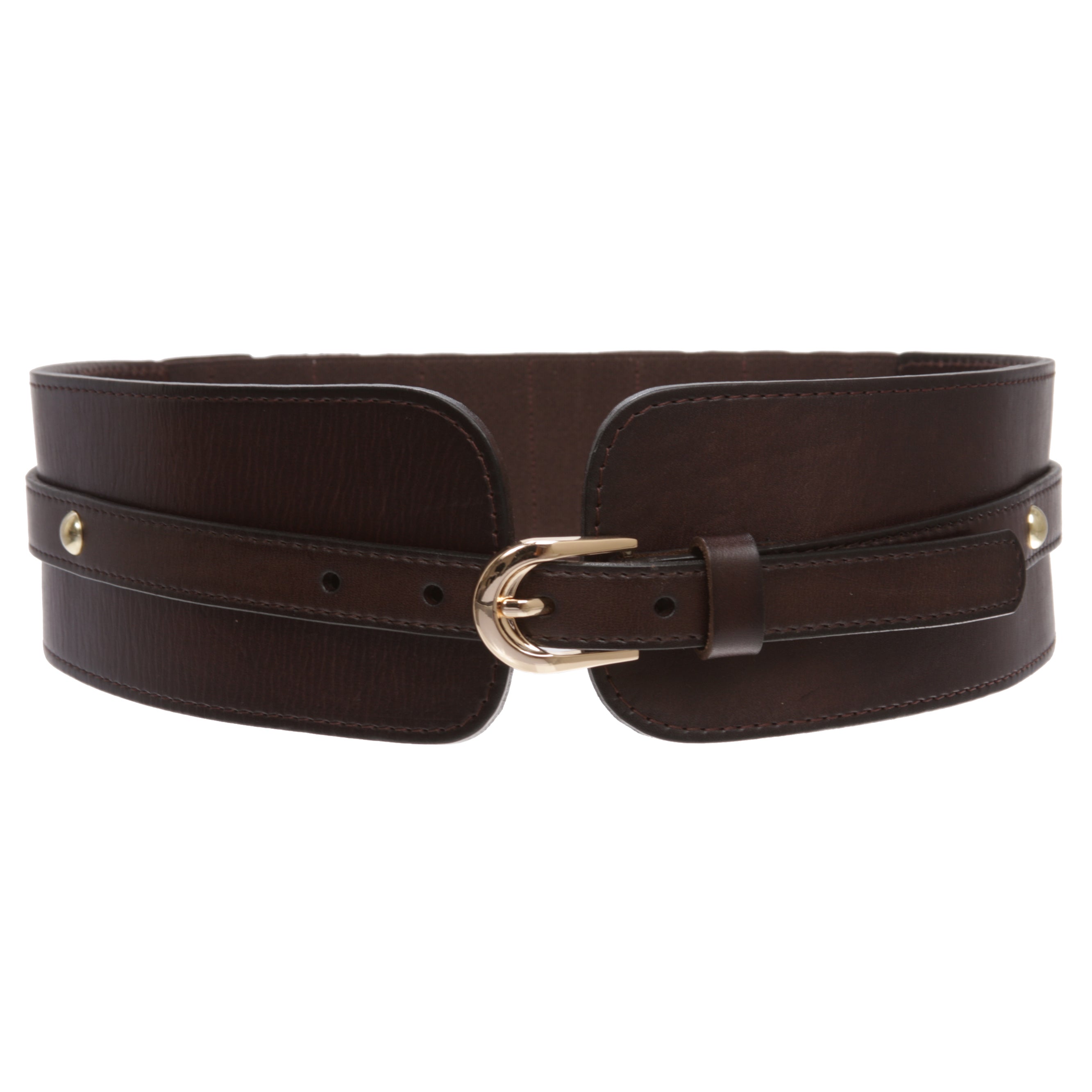 Women's High Waist Elastic Linked Cowhide Stretch Tapered Comfort Leather Belt - OnlineBelts