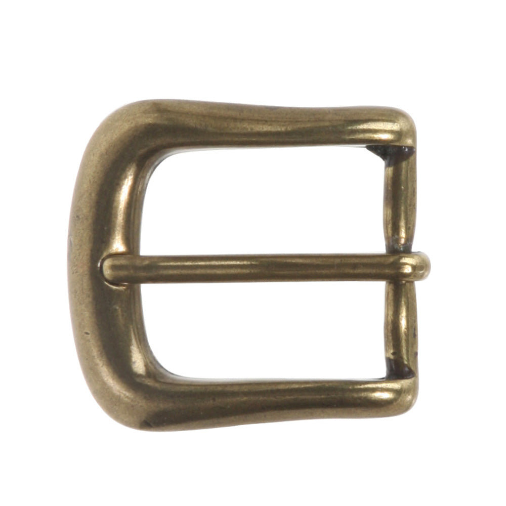 1 1/8" (30 mm) Single Prong Solid Brass Horseshoe Belt Buckle - OnlineBelts