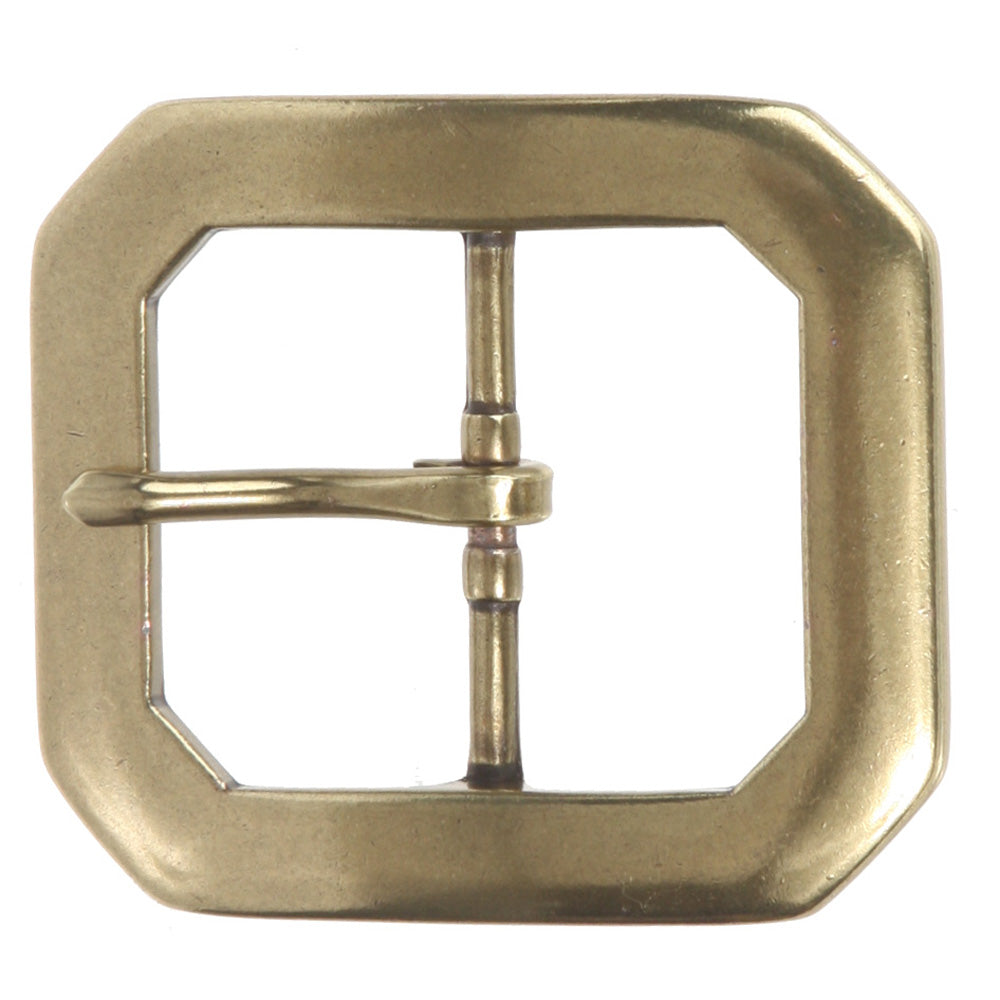 1 5/8" (40 mm) Single Prong Octagon Rectangular Belt Buckle