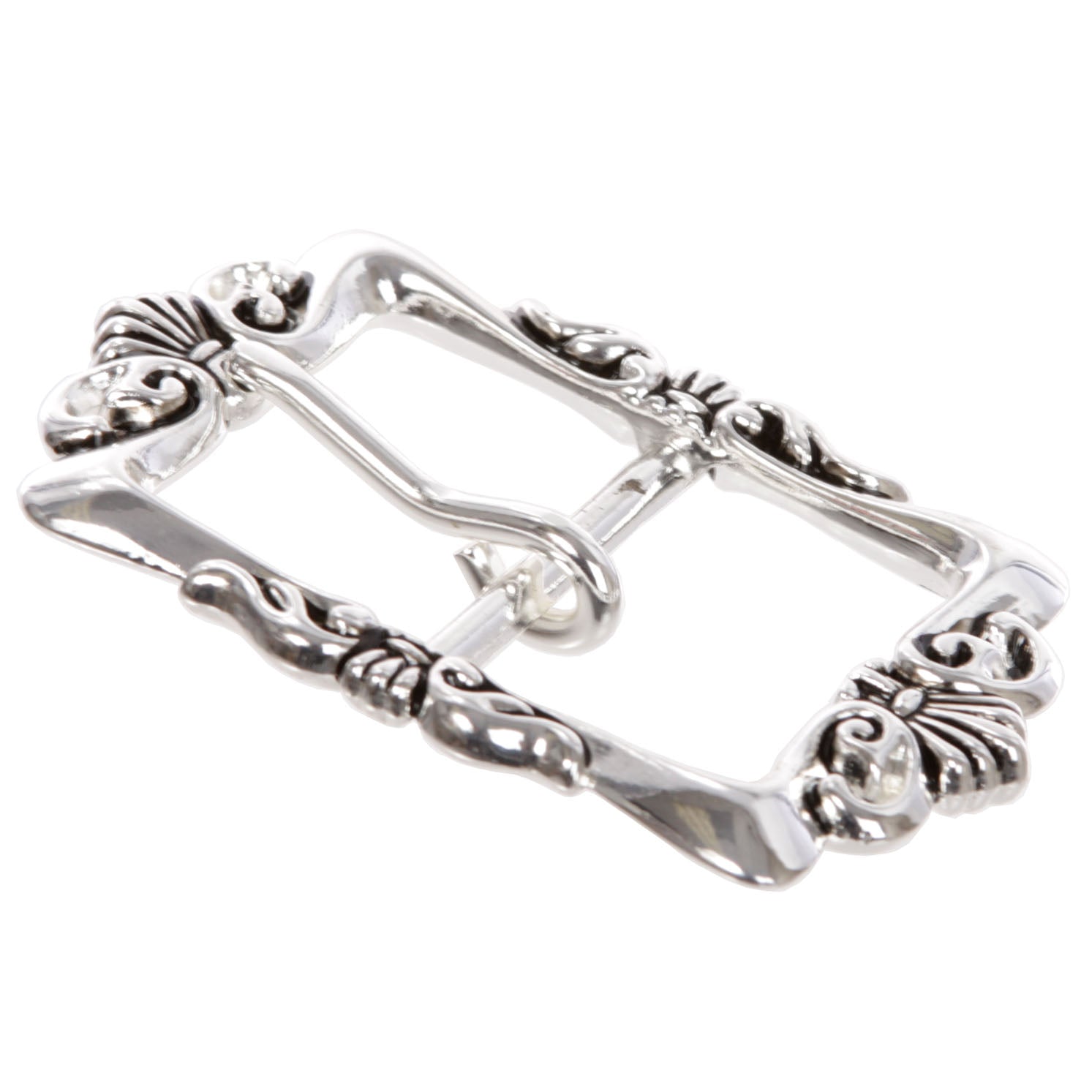 1 5/8" (40 mm) Western Floral Center Bar Belt Buckle - Multi Color Options - OnlineBelts