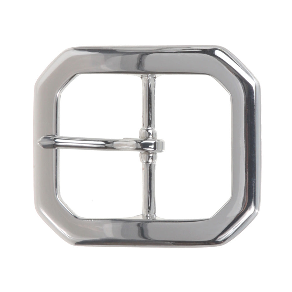 1 5/8" (40 mm) Nickel Free Center Bar Single Prong Octagon Belt Buckle