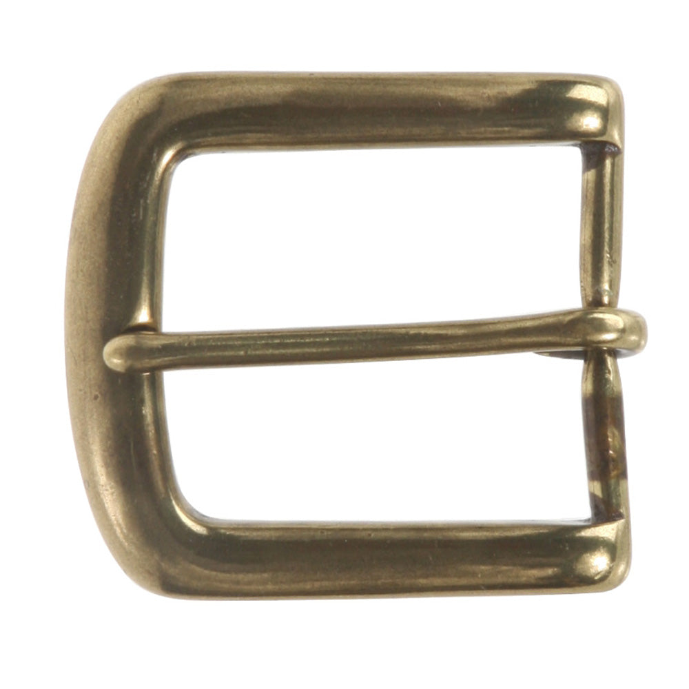 1 3/8" (35 mm) Single Prong Solid Brass Horseshoe Belt Buckle - OnlineBelts