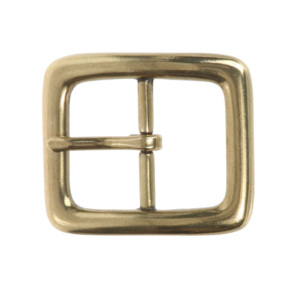 1 3/8" (35 mm) Nickel Free Single Prong Rectangular Center Bar Belt Buckle