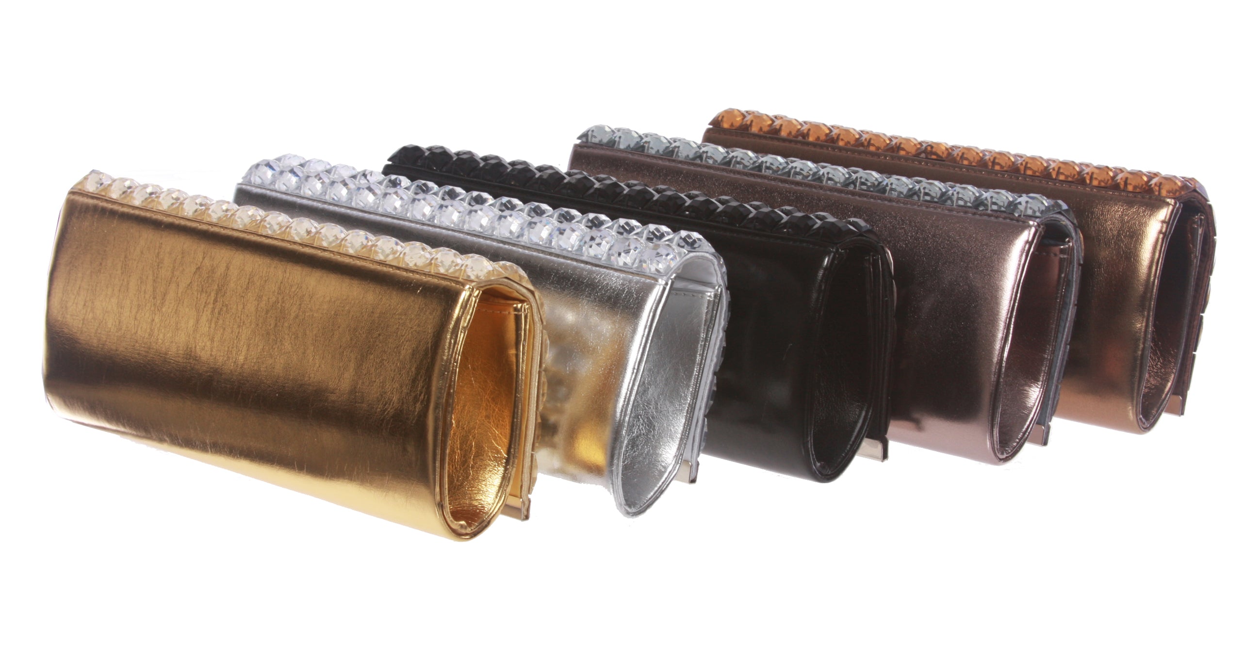 Bling Rhinestone Clutch Evening Bag - OnlineBelts