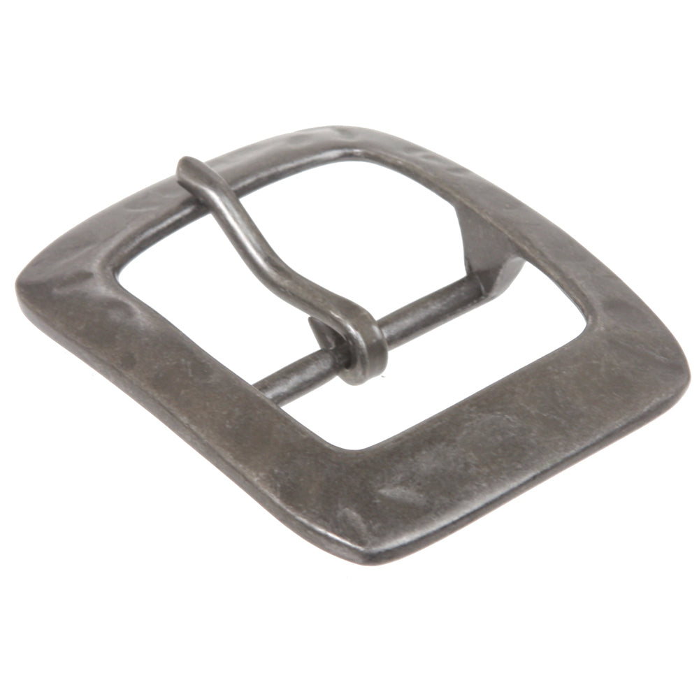 1 1/2" (39 mm) Nickel Free Center Bar Single Prong Rectangular Belt Buckle - OnlineBelts