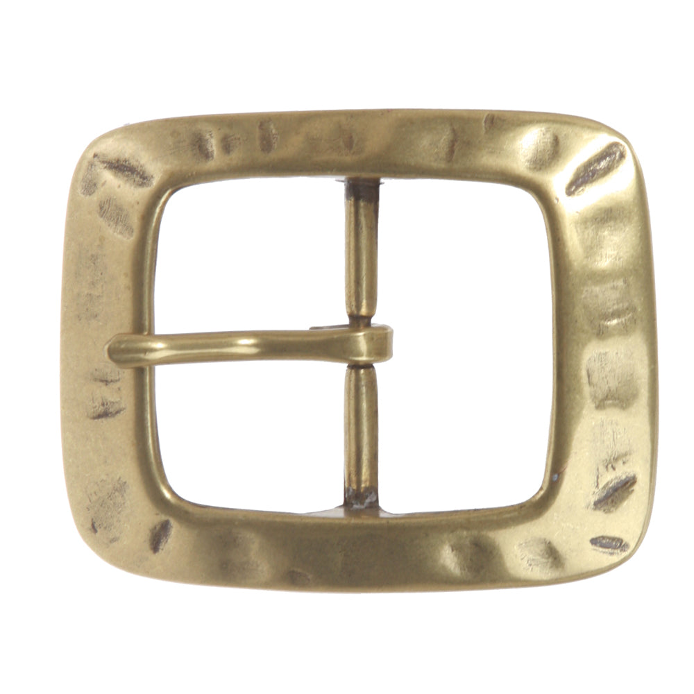 1 1/2" (39 mm) Nickel Free Center Bar Single Prong Rectangular Belt Buckle - OnlineBelts