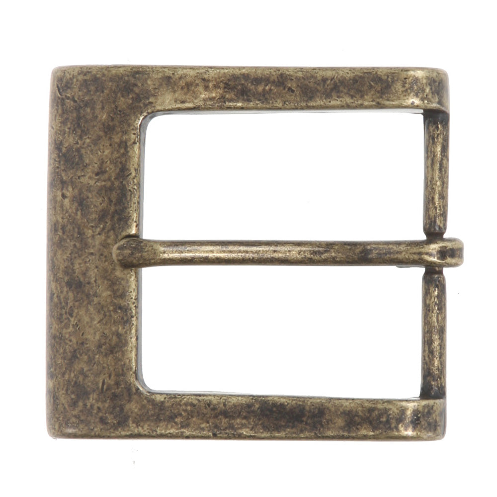1 1/2" (38 mm) Nickel Free Single Prong Square Belt Buckle