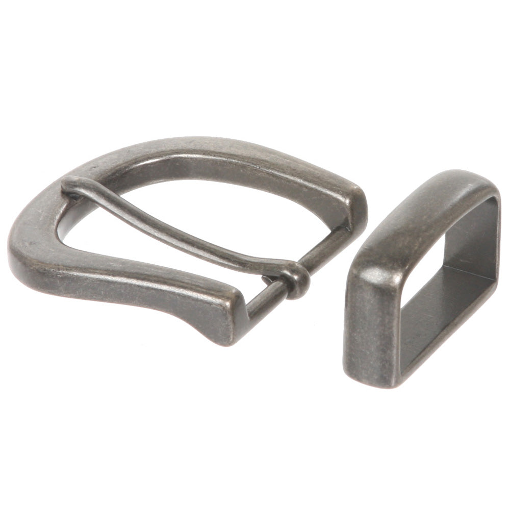 1 1/4" (32 mm) Nickel Free Single Prong Horseshoe Belt Buckle Set - OnlineBelts