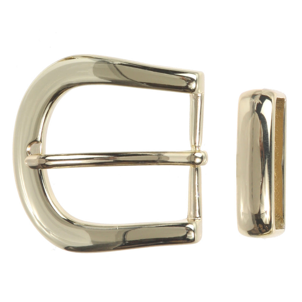 1 1/4" (32 mm) Nickel Free Single Prong Horseshoe Belt Buckle Set - OnlineBelts