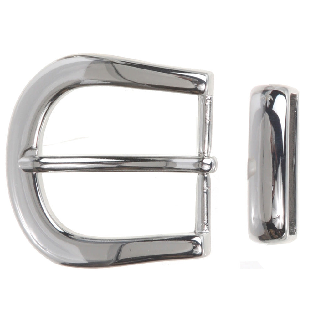 1 1/4" (32 mm) Nickel Free Single Prong Horseshoe Belt Buckle Set - OnlineBelts