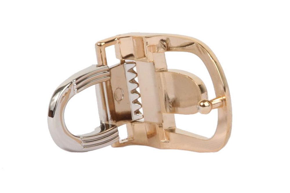 1 1/8 Inch (28 mm) Two Tones Clamp Belt Buckle