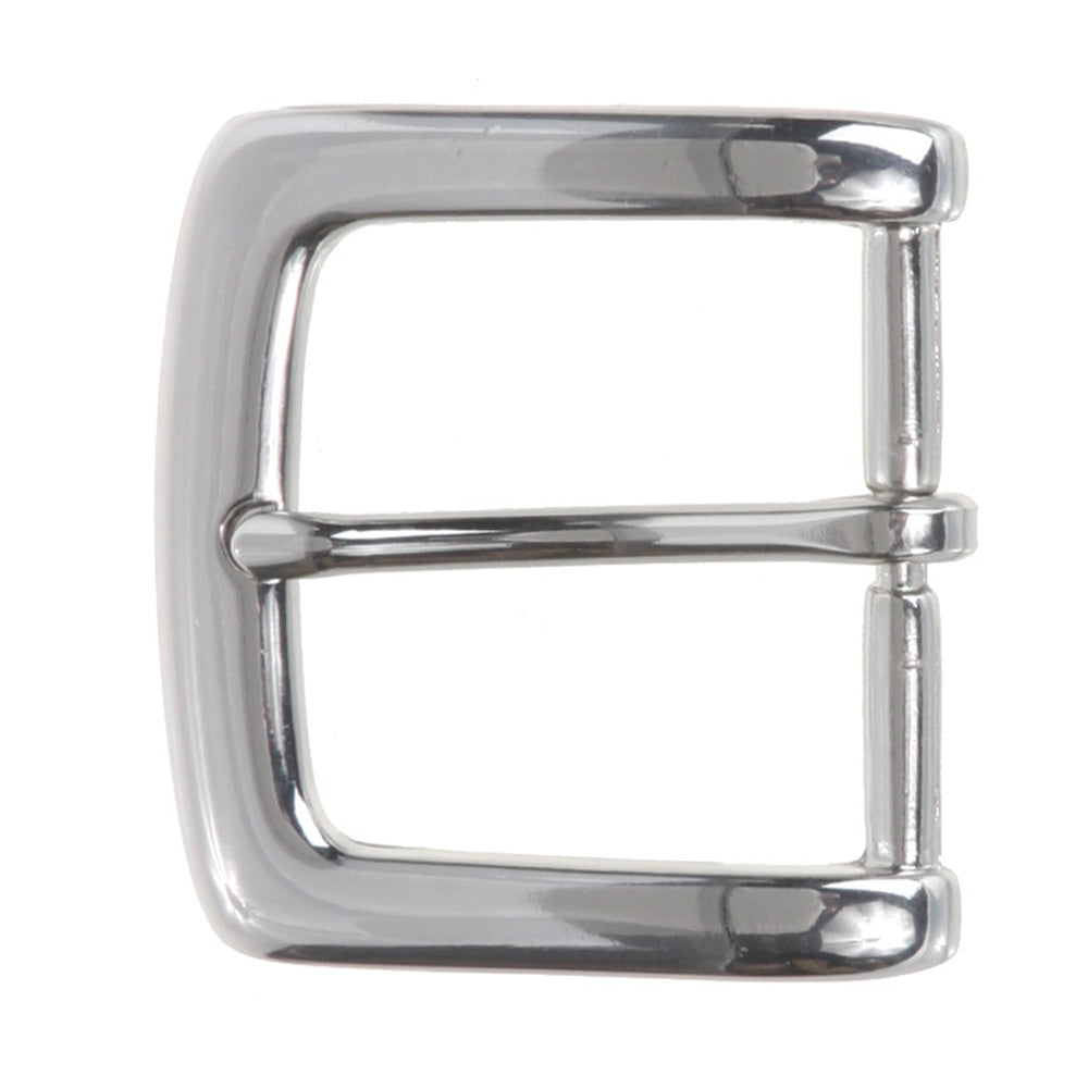 1 1/2" (38mm) Square Nickel Free Snap On Plain Non-Leather Jean Belt - OnlineBelts