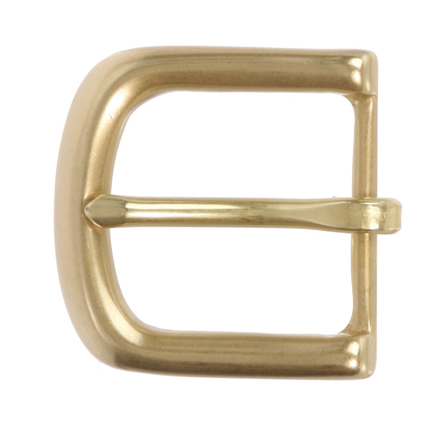 1 1/2" (38 mm) Nickel Free Single Prong Solid Brass Horseshoe Belt Buckle